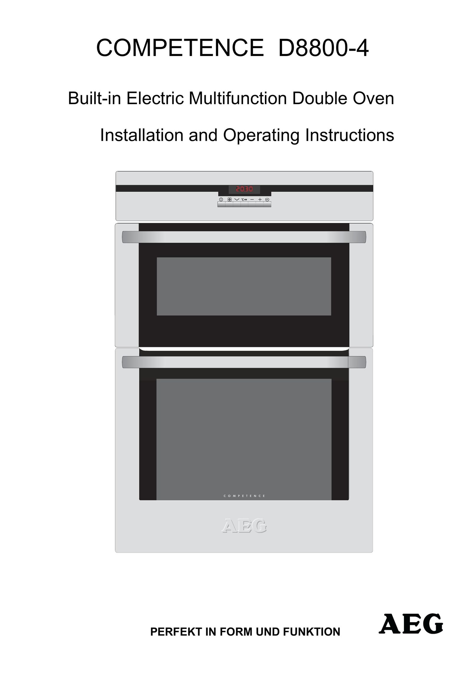 AEG D8800-4 Double Oven User Manual