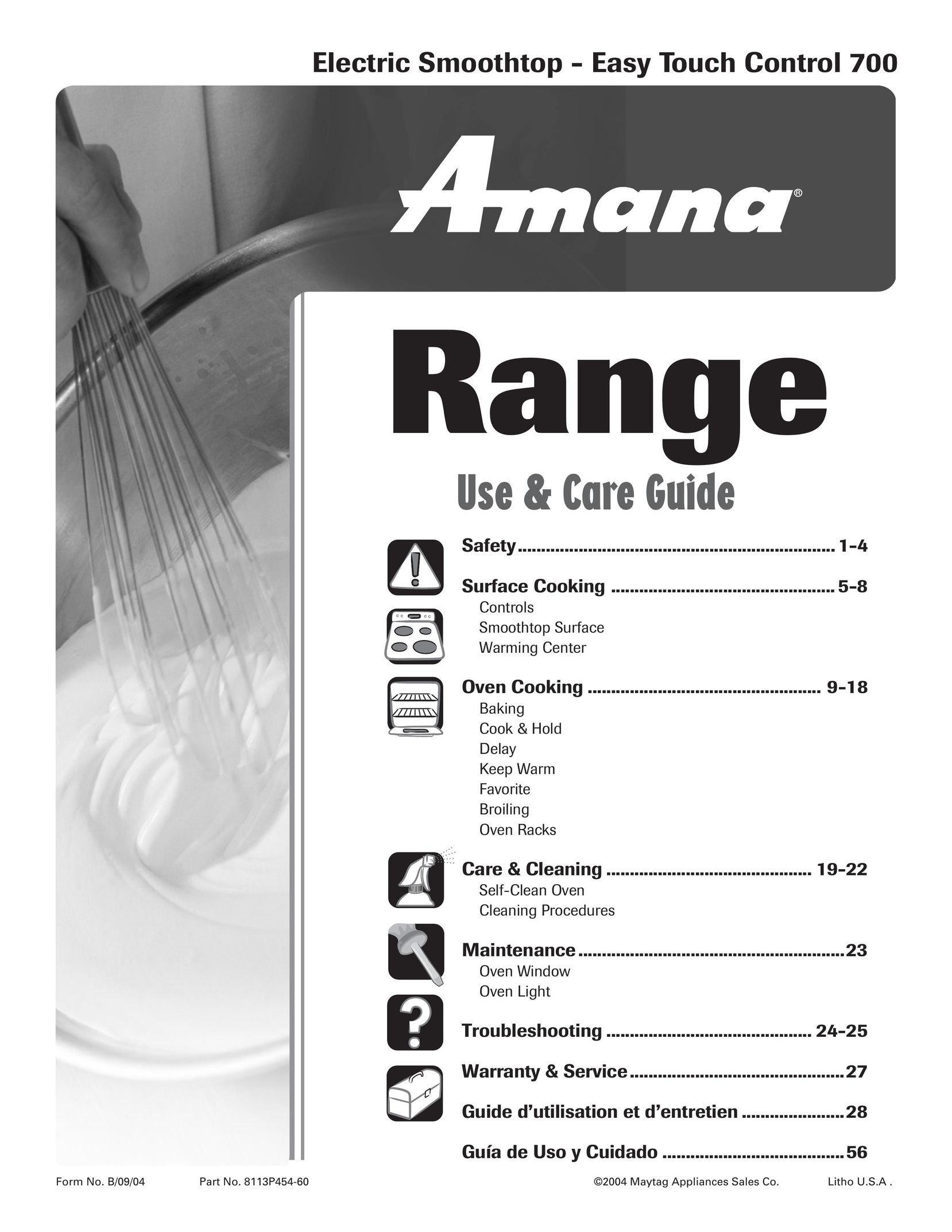 Amana 8113P454-60 Double Oven User Manual