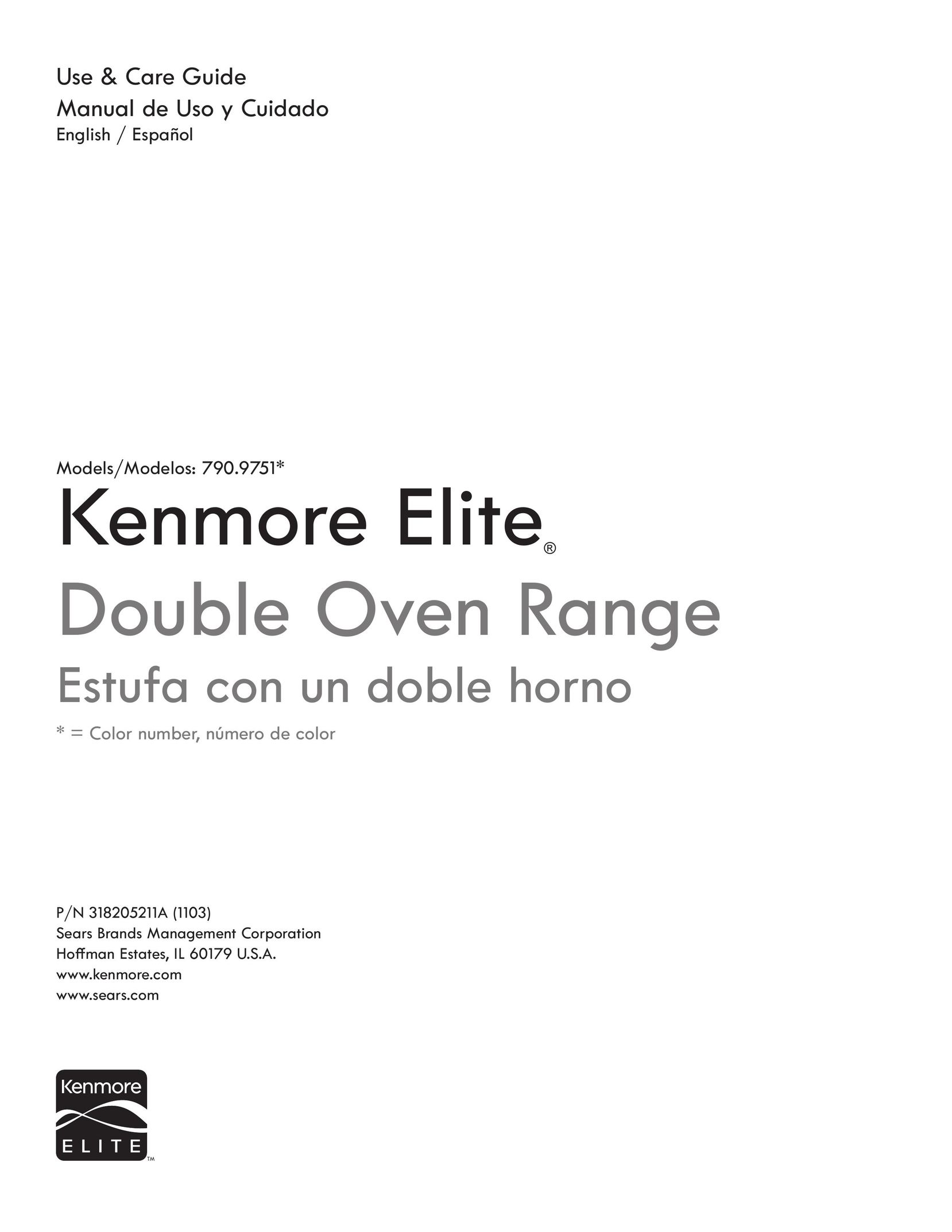 Kenmore 790.9751 Double Oven User Manual
