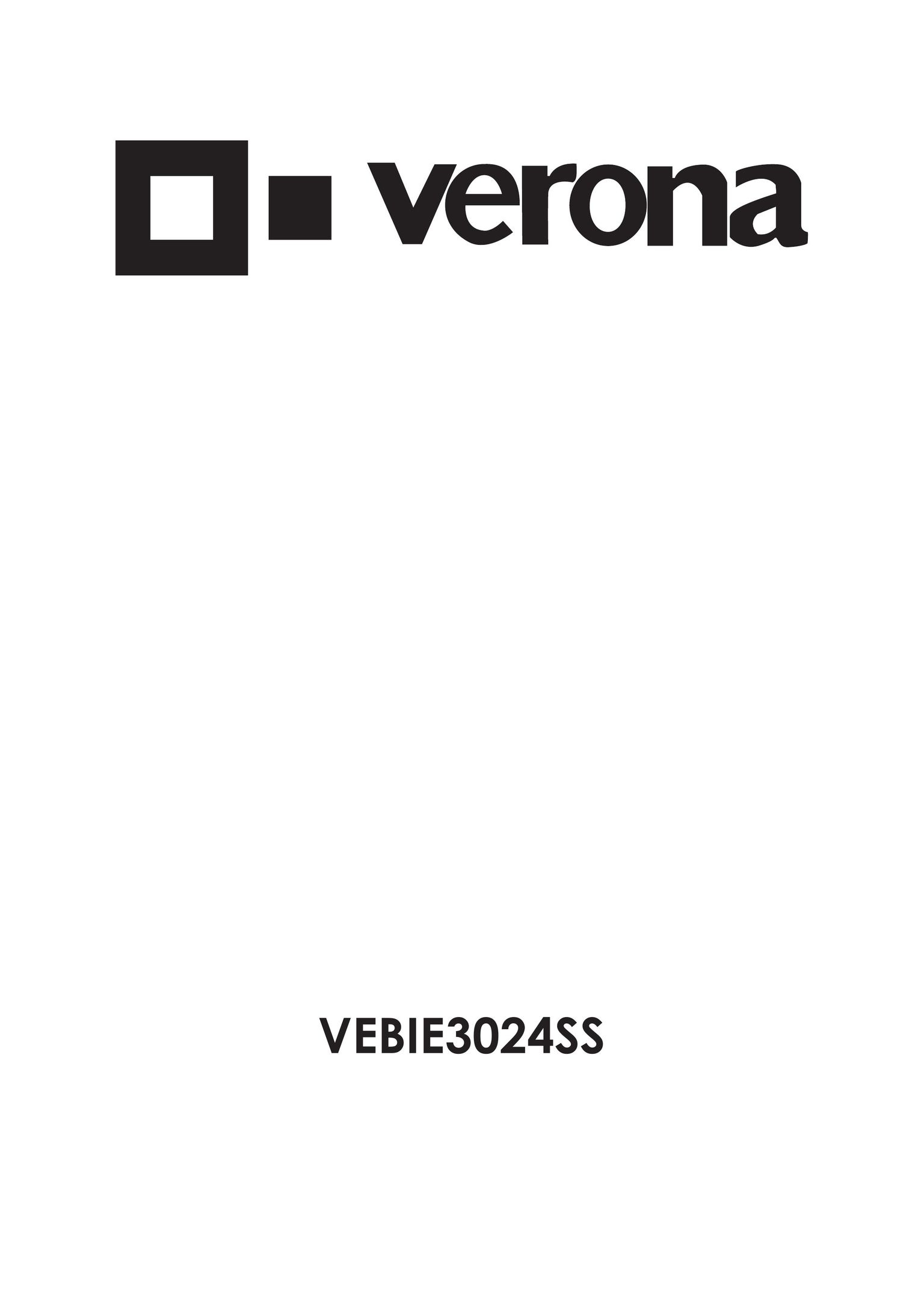 Verona VEBIE3024SS Double Oven User Manual