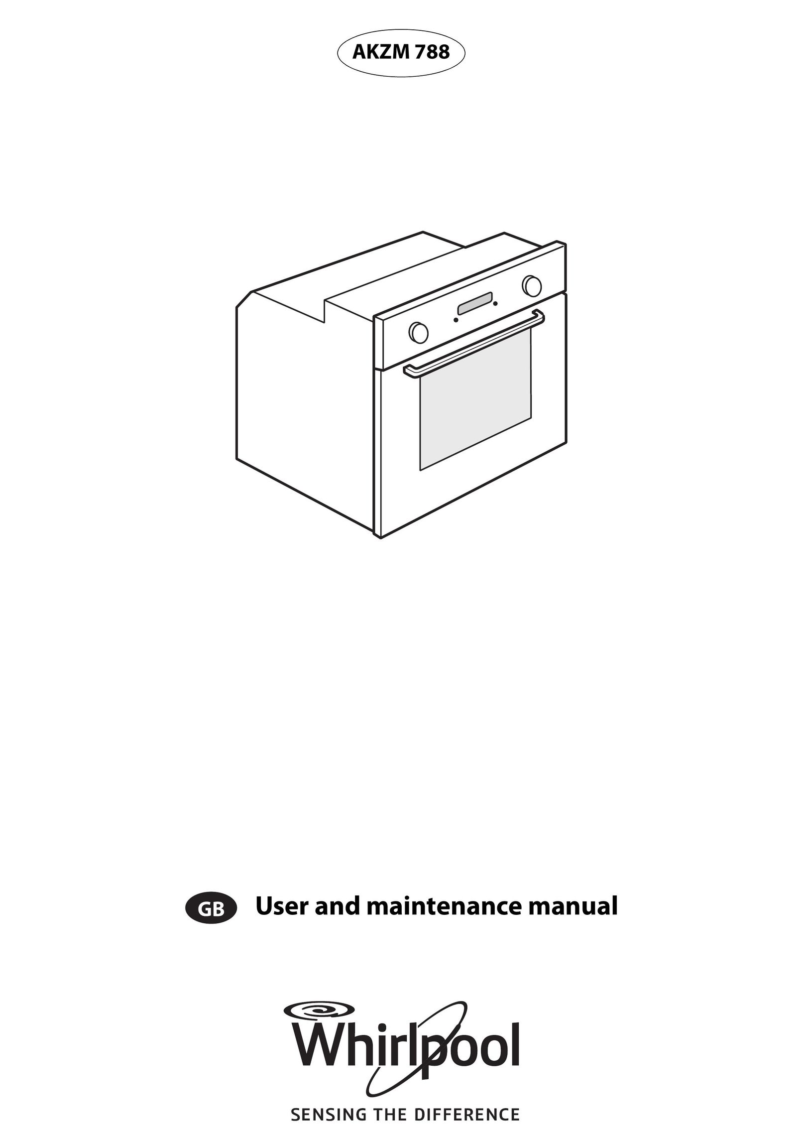Whirlpool AKZM 788 Double Oven User Manual