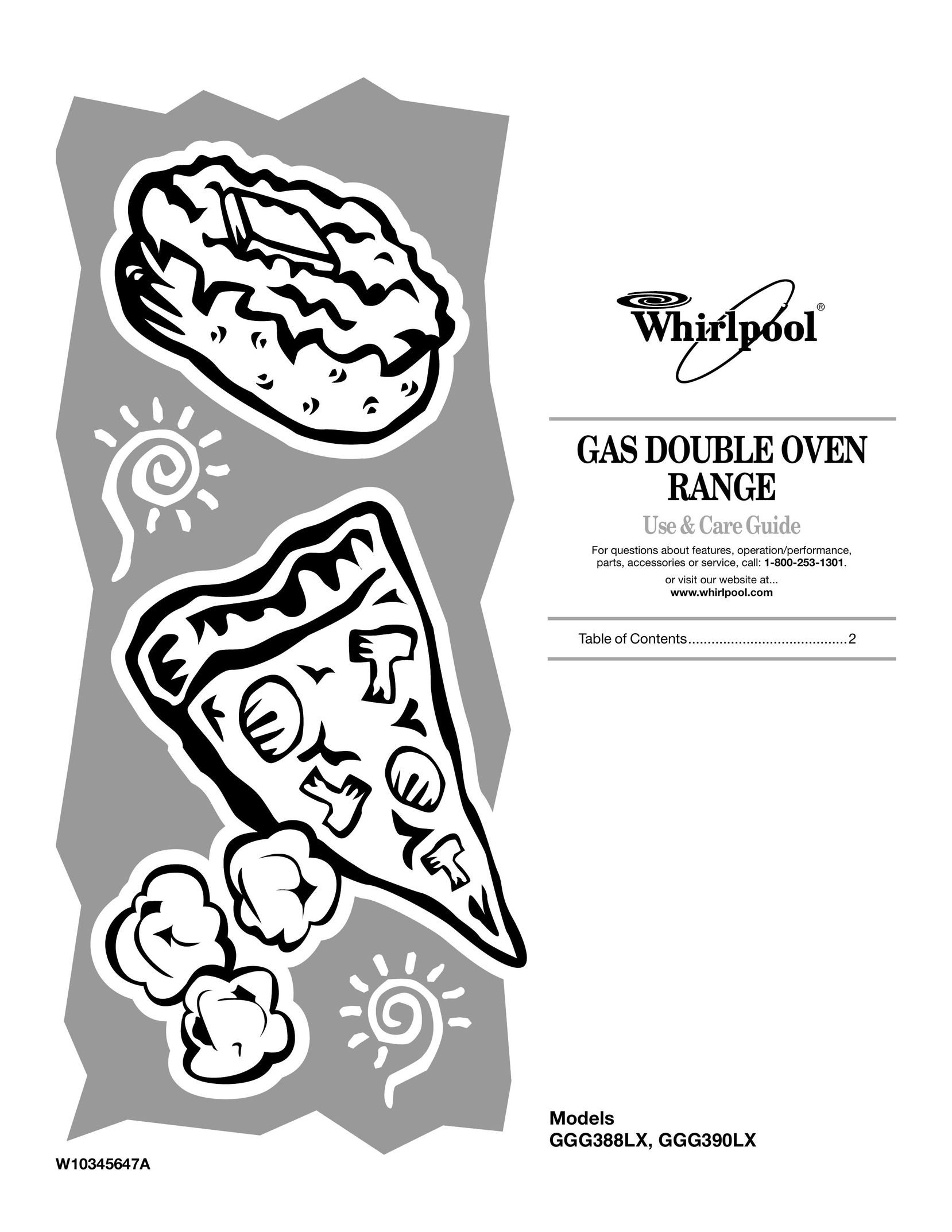 Whirlpool GGG388LX Double Oven User Manual