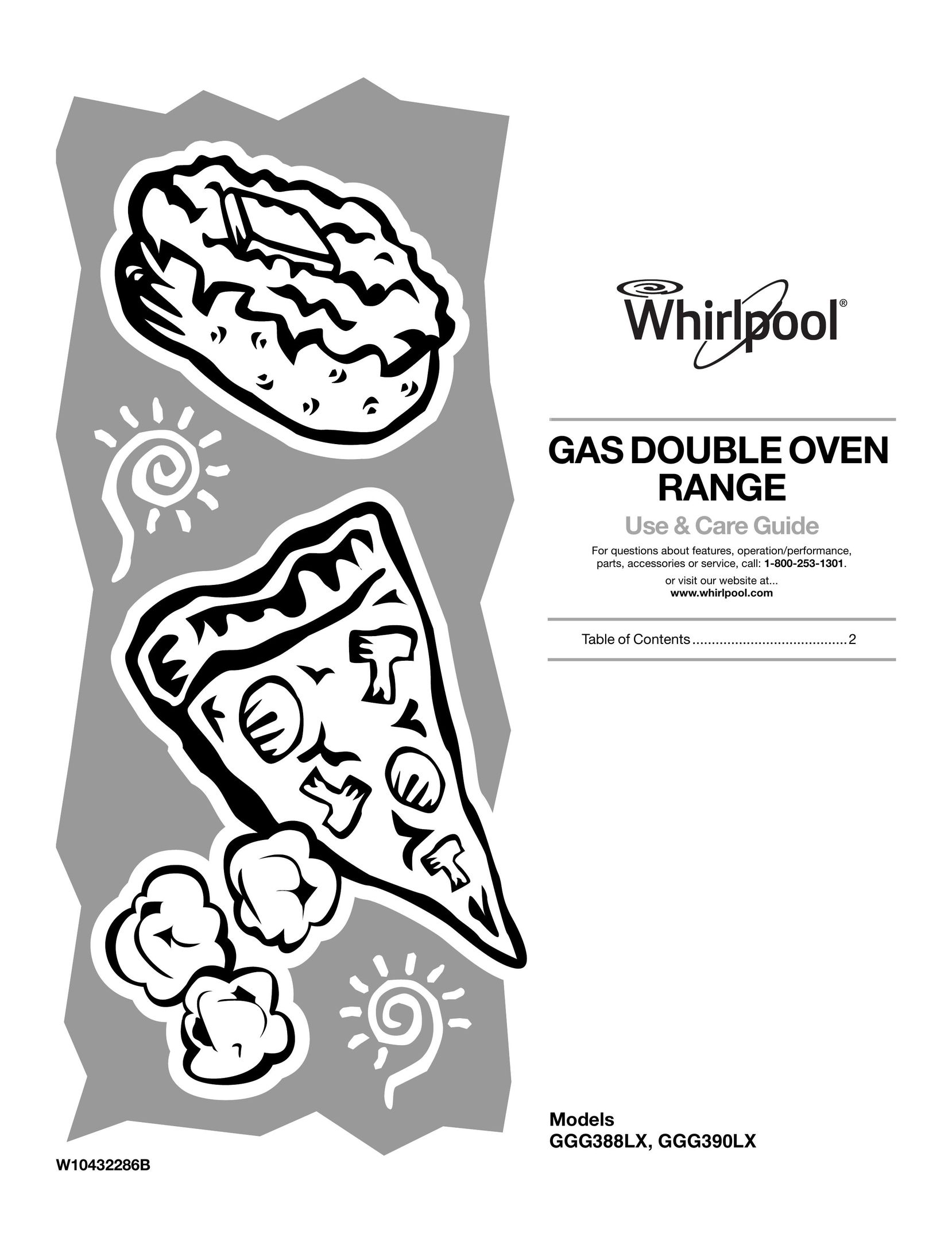 Whirlpool GGG390LX Double Oven User Manual