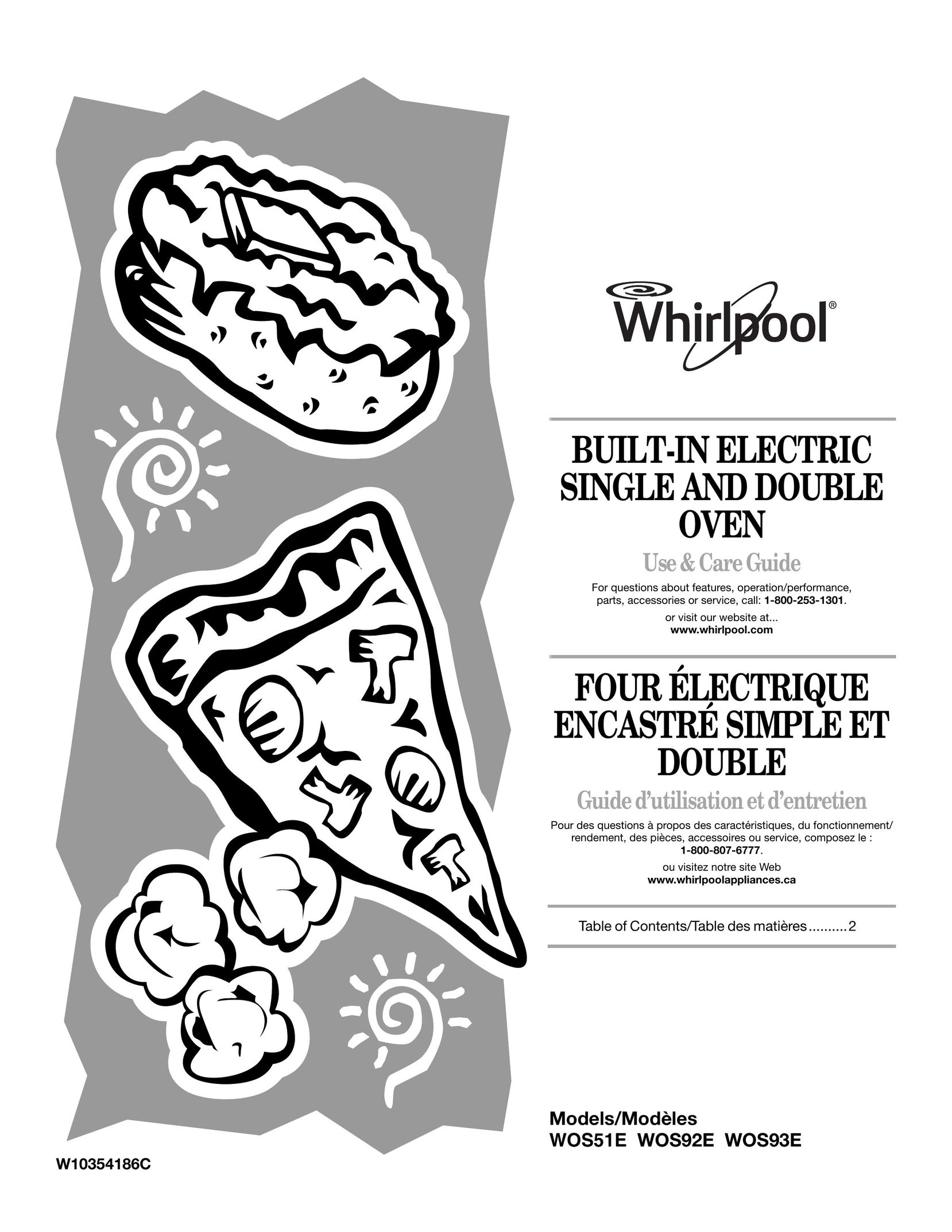Whirlpool RMC275PVB Double Oven User Manual