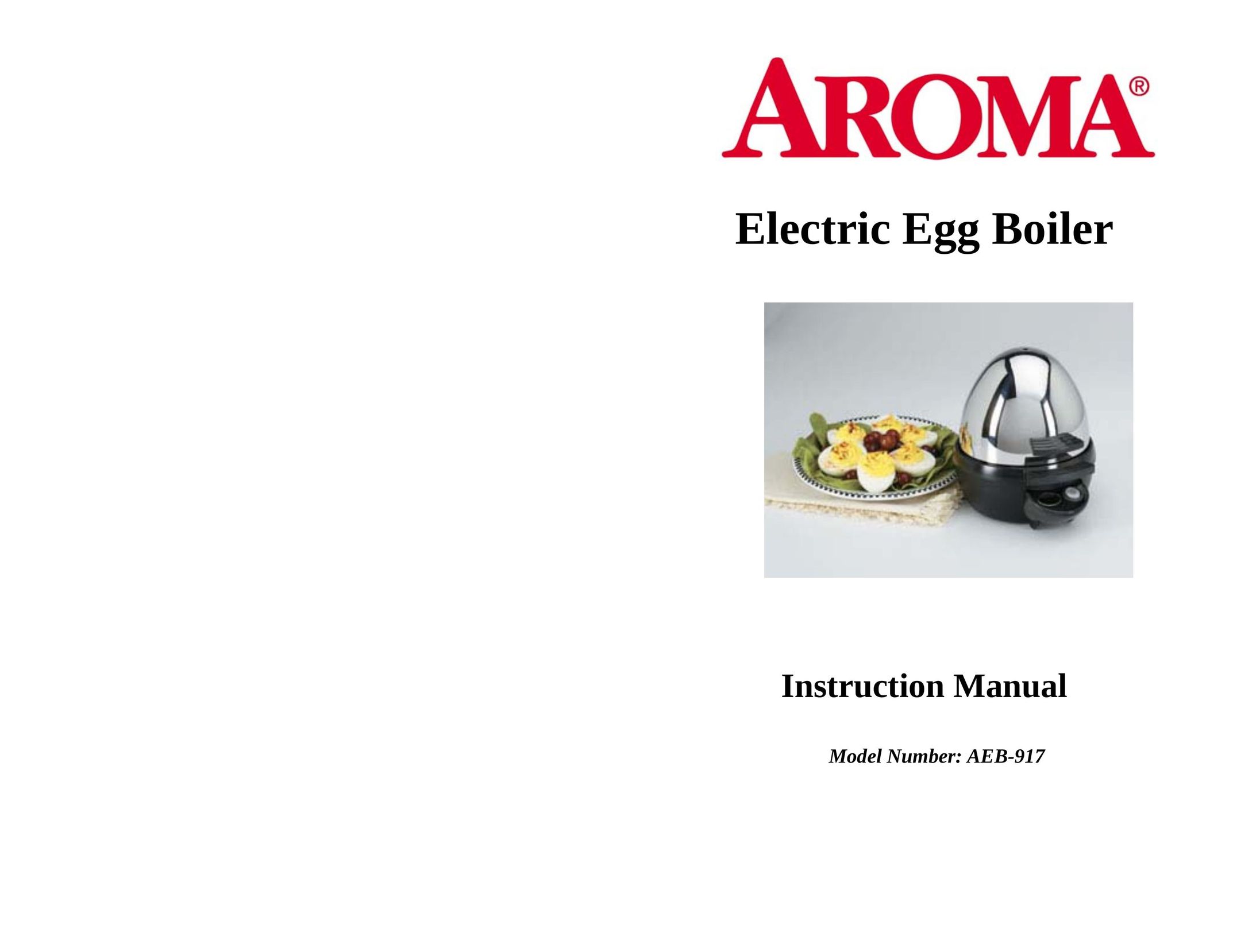 Aroma AEB-917 Egg Cooker User Manual
