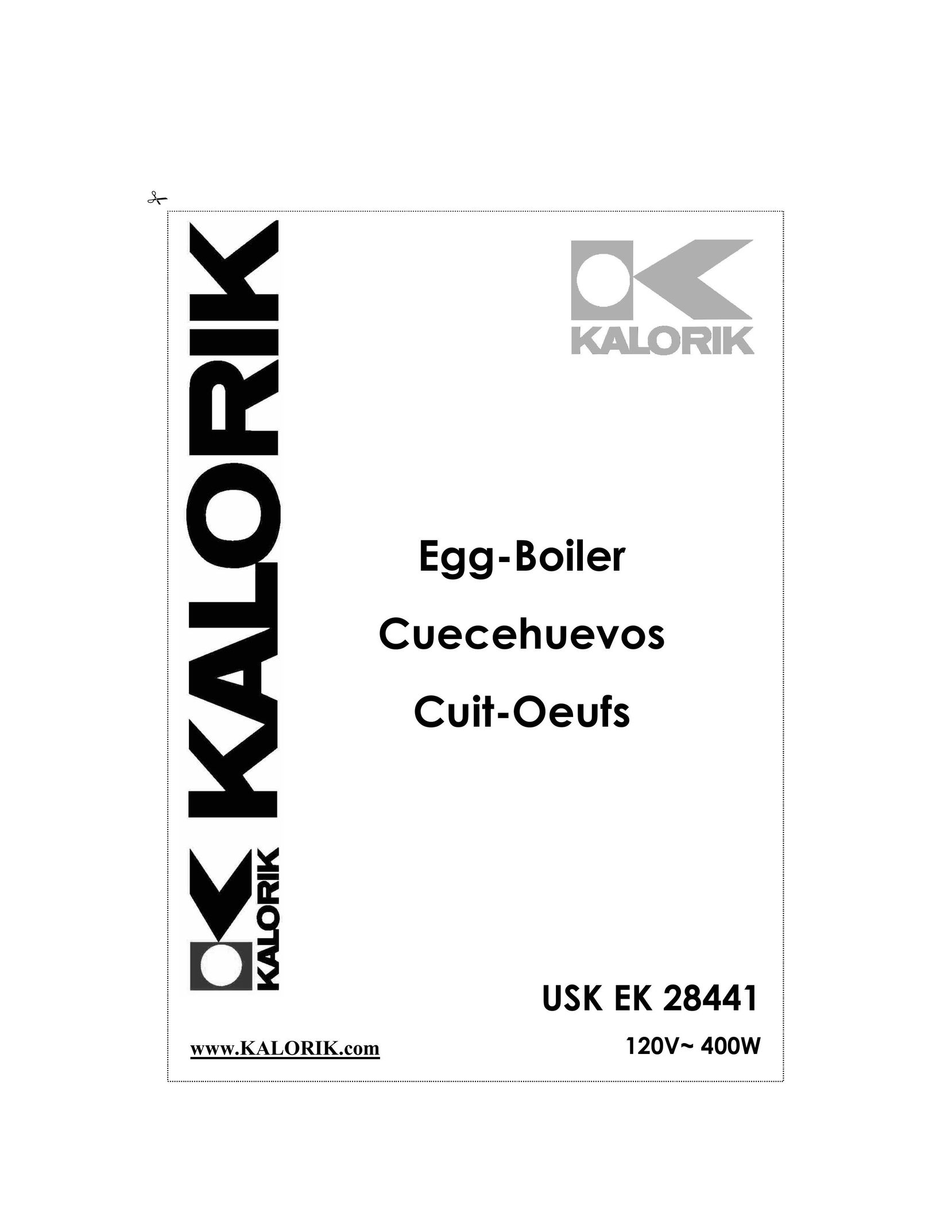 Kalorik USK EK 28441 Egg Cooker User Manual