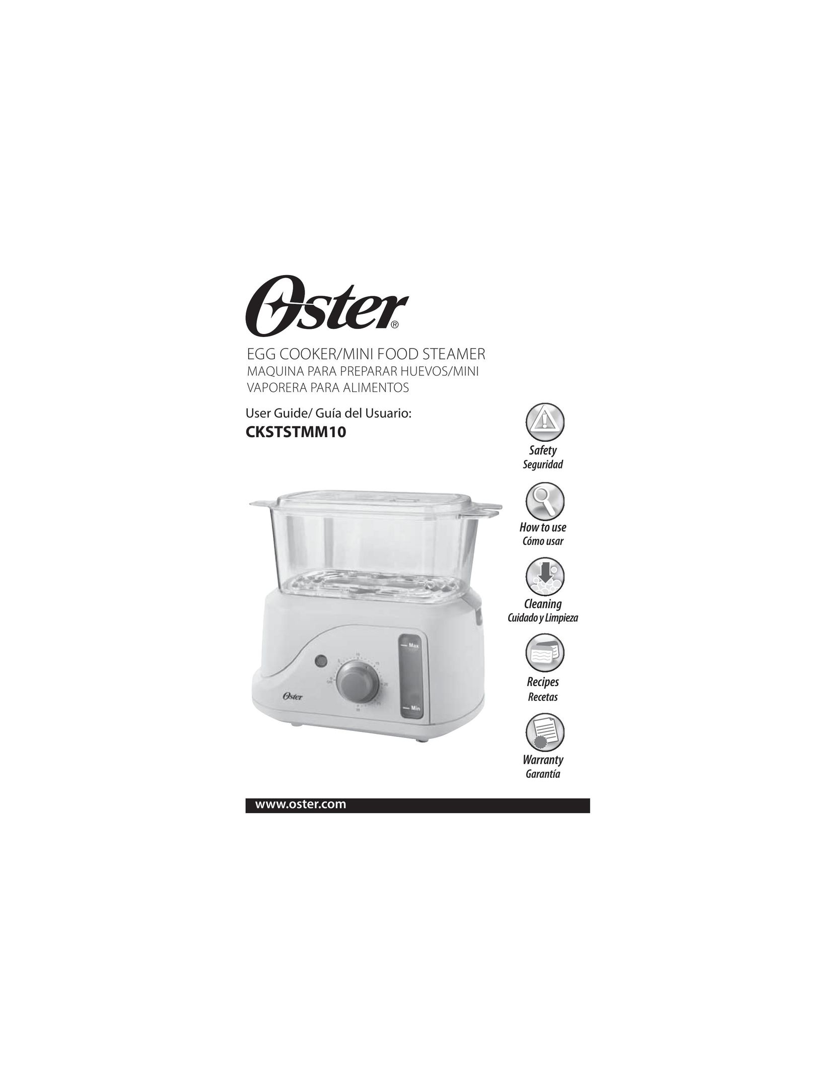 Oster CKSTSTMM10 Egg Cooker User Manual