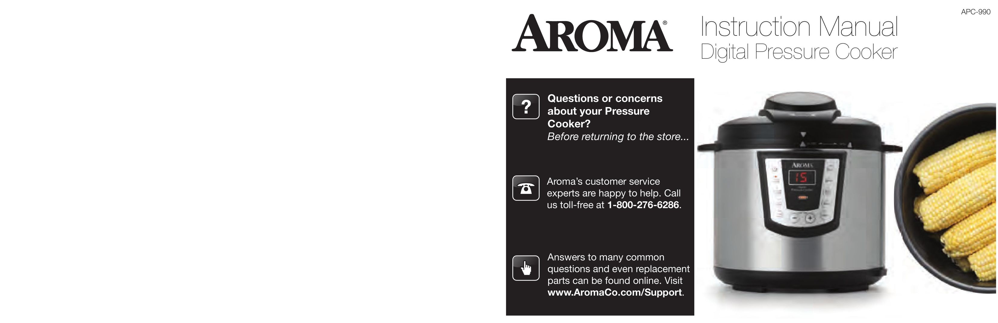 Aroma APC-990 Electric Pressure Cooker User Manual