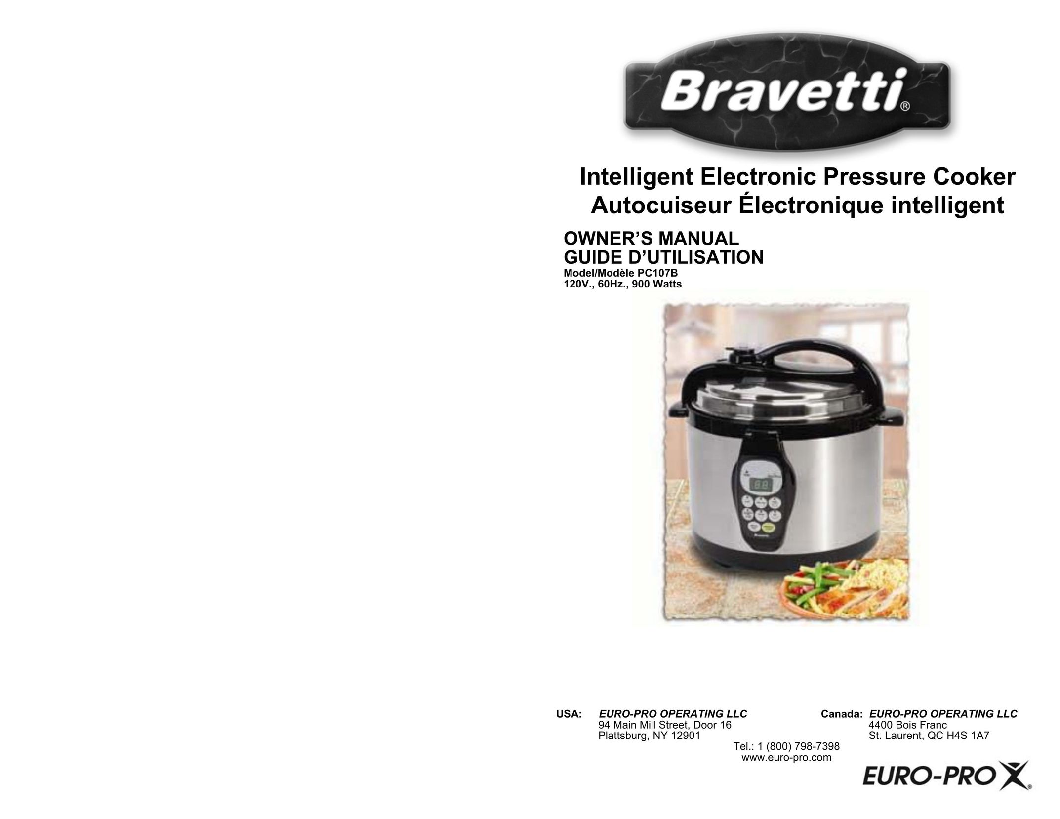 Bravetti PC107B Electric Pressure Cooker User Manual