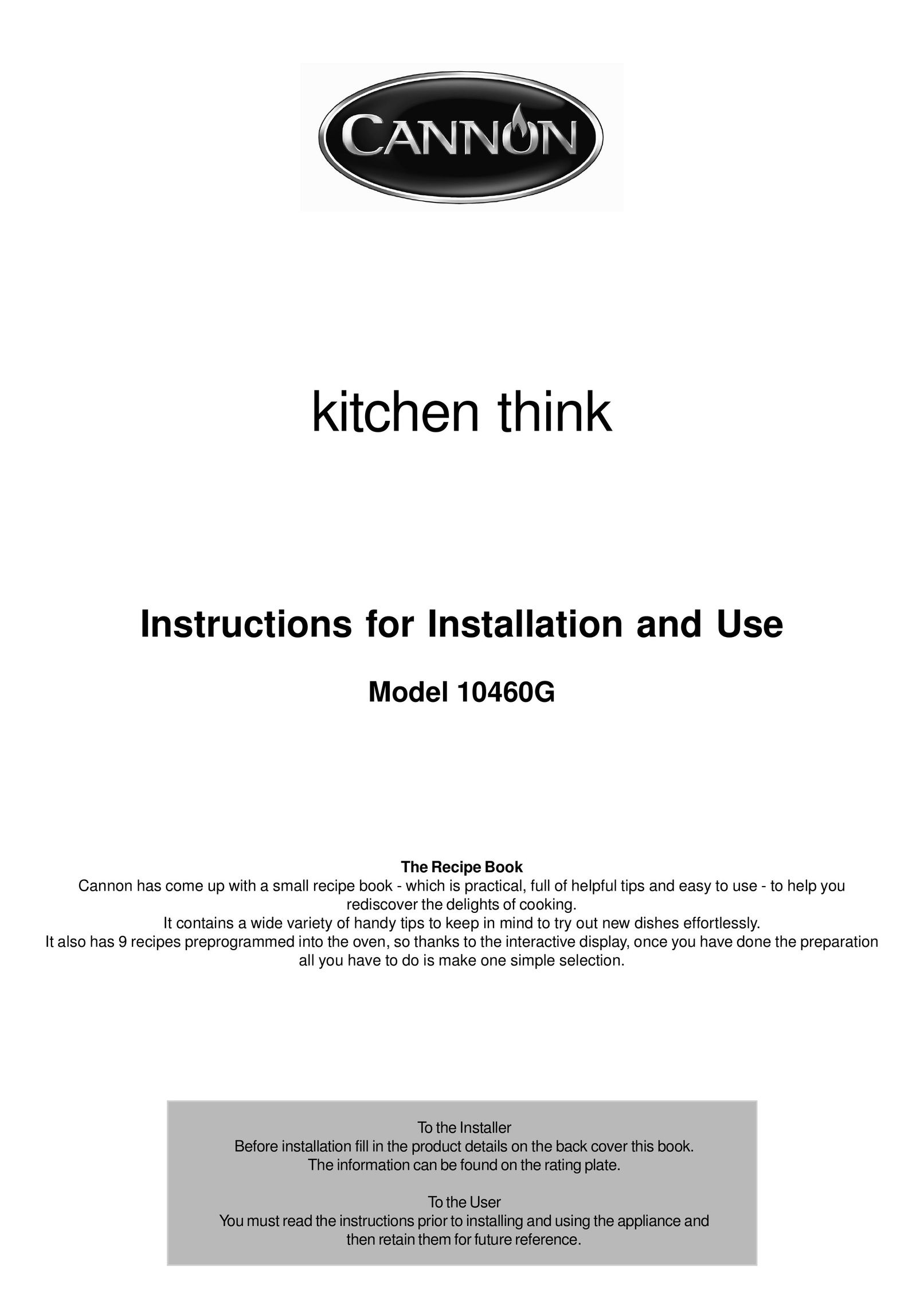 Cannon 10460G Electric Pressure Cooker User Manual