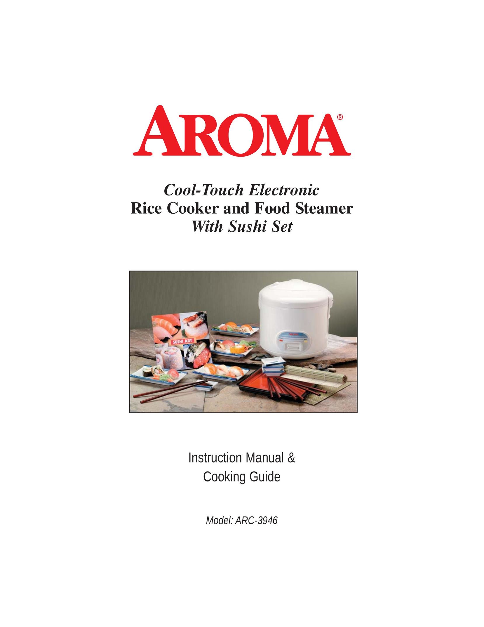 Aroma ARC3946 Electric Steamer User Manual