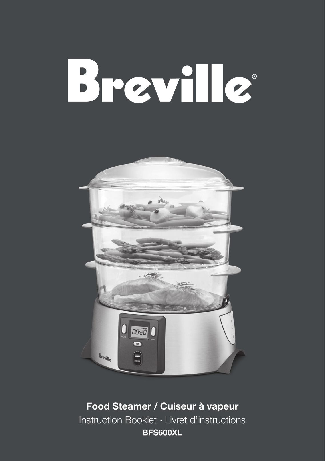 Breville BFS600XL Electric Steamer User Manual