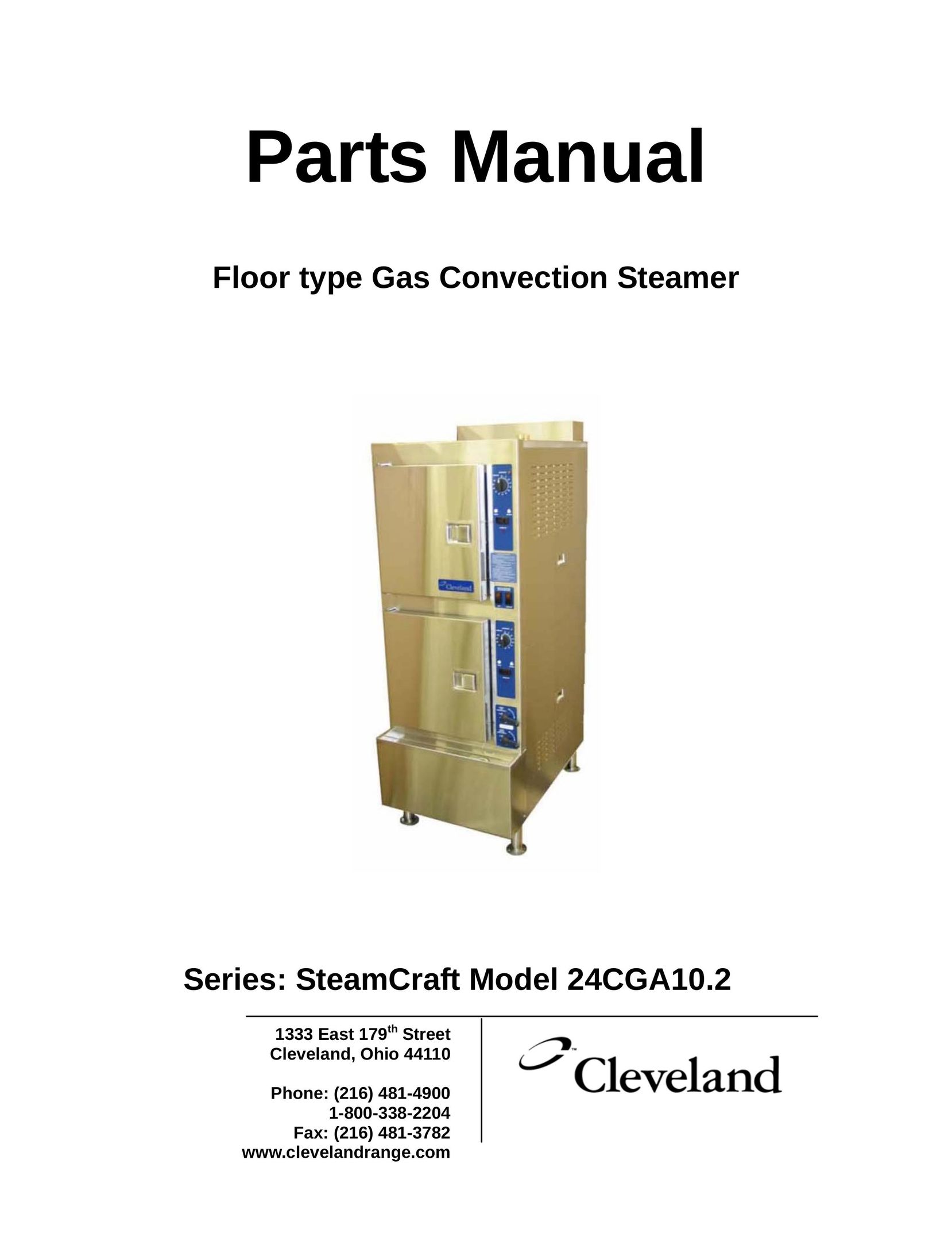 Cleveland Range 24CGA10.2 Electric Steamer User Manual
