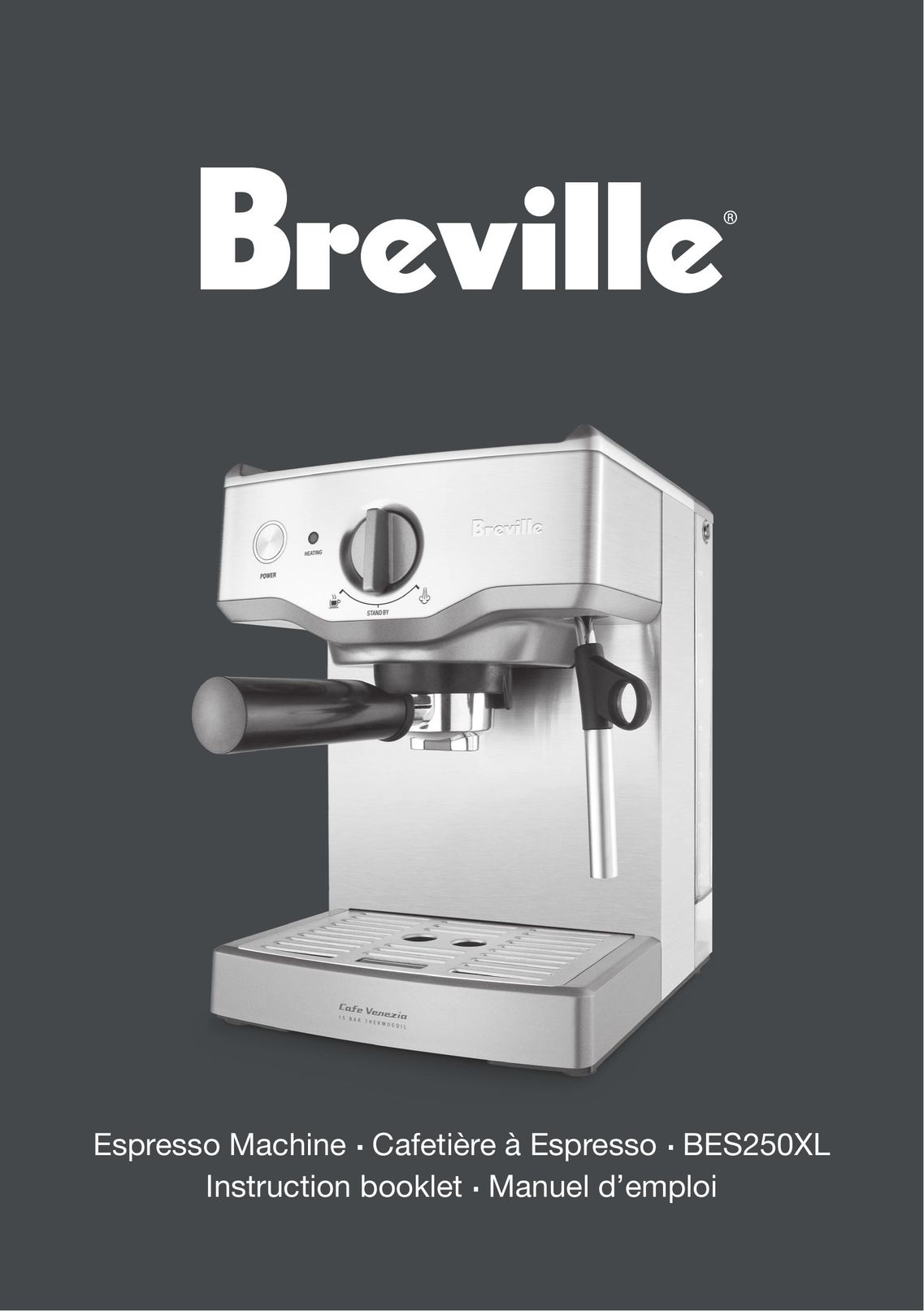 Breville BES250XL Espresso Maker User Manual