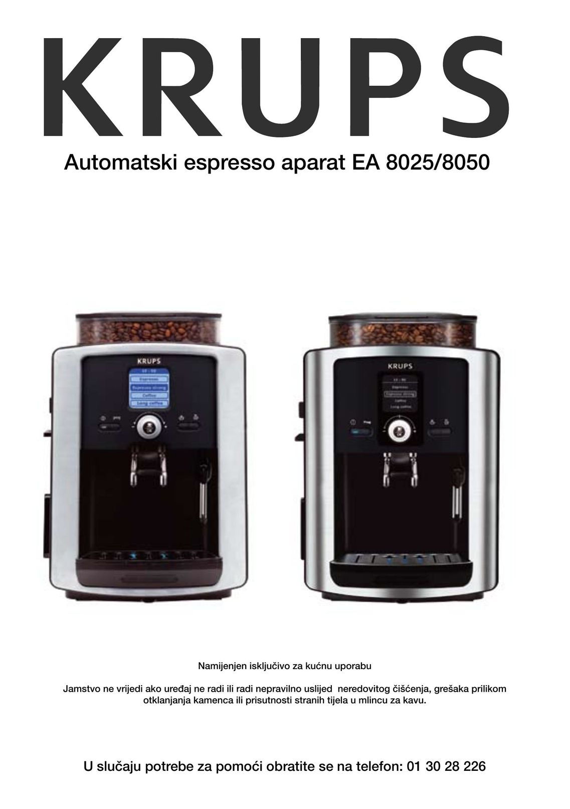 Krups EA 8025 Espresso Maker User Manual