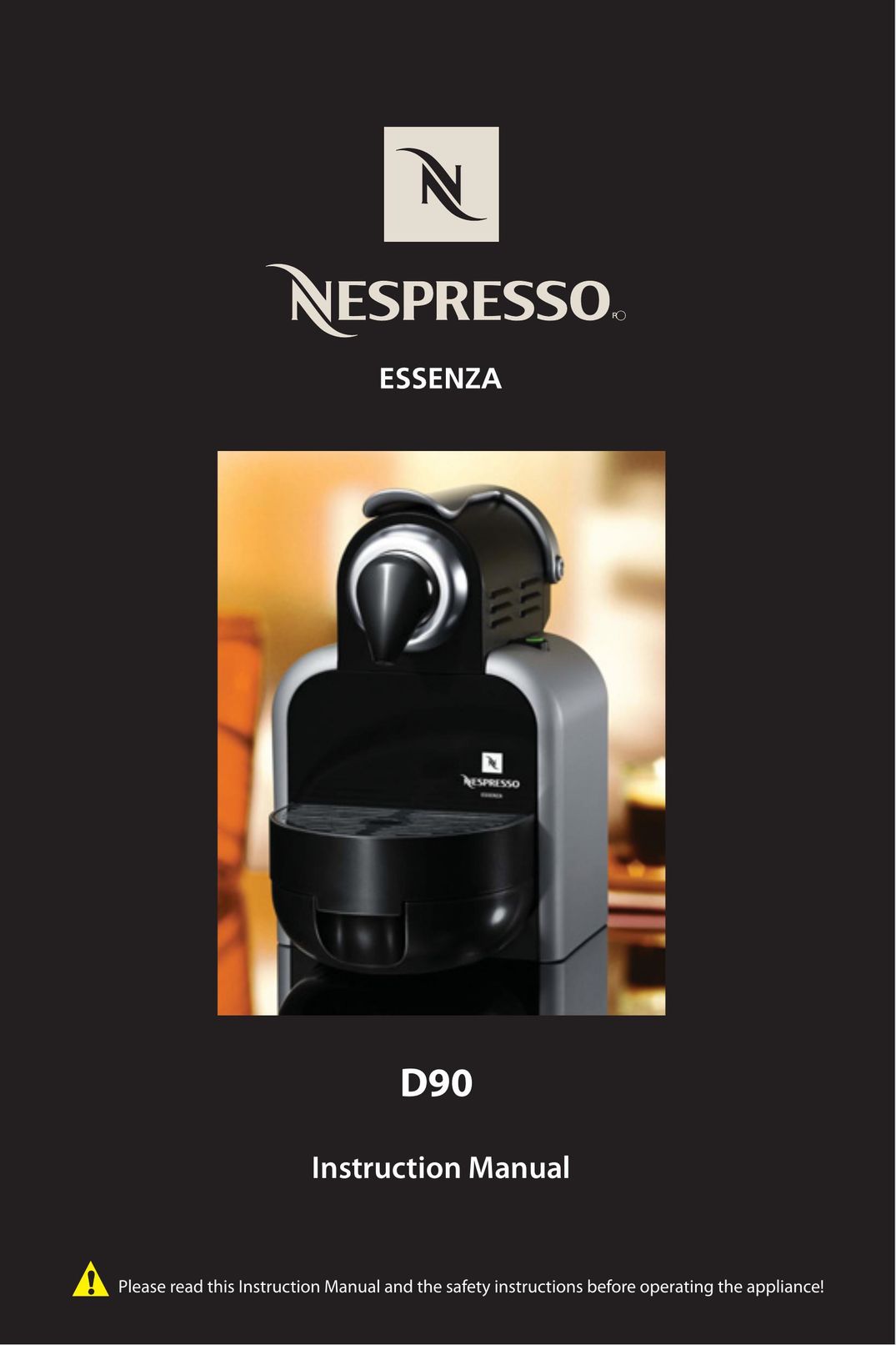 Nespresso D90 Espresso Maker User Manual