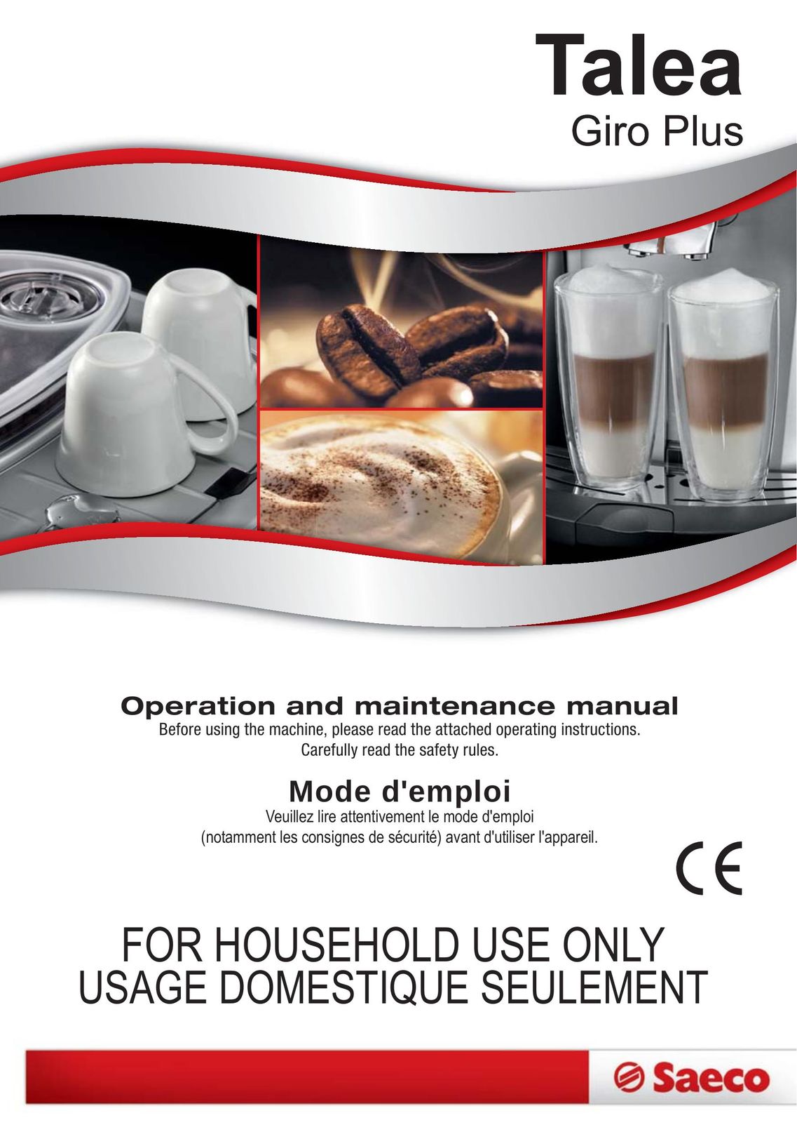 Saeco Coffee Makers 15001566 Espresso Maker User Manual
