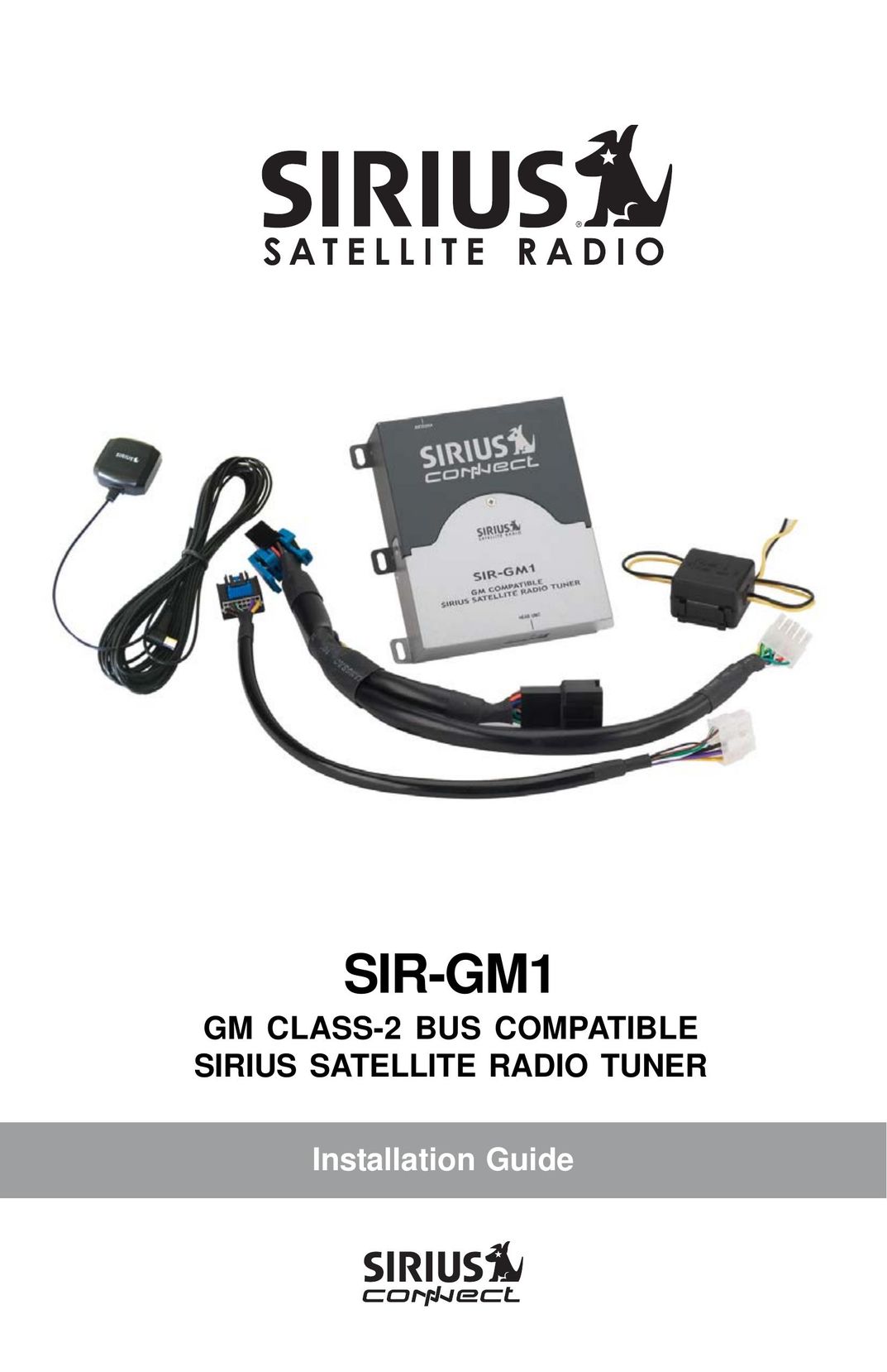 Sirius Satellite Radio SIR-GM1 Espresso Maker User Manual