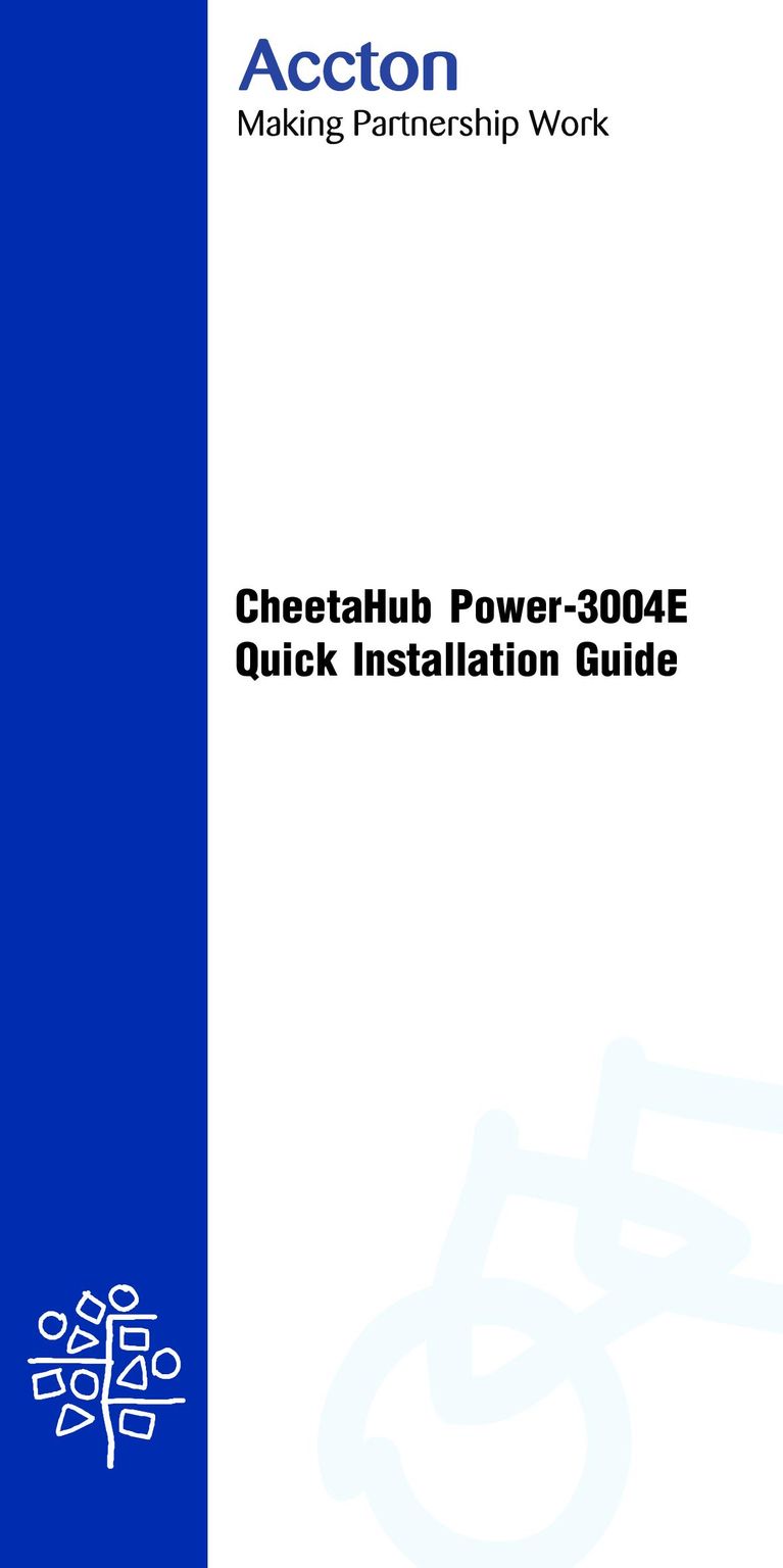 Accton Technology POWER-3004E Fondue Maker User Manual