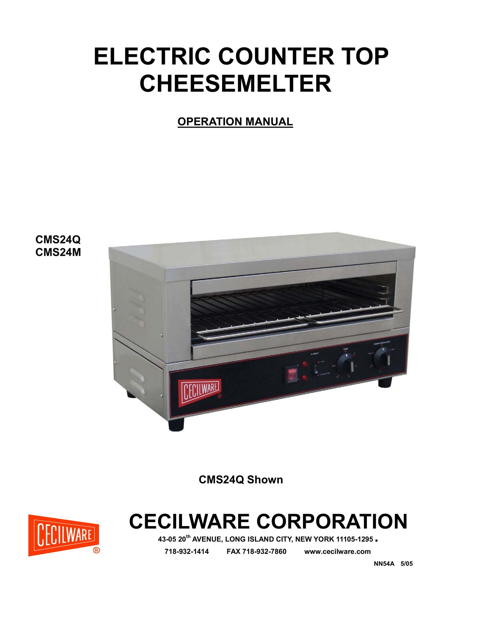 Cecilware CMS24M Fondue Maker User Manual