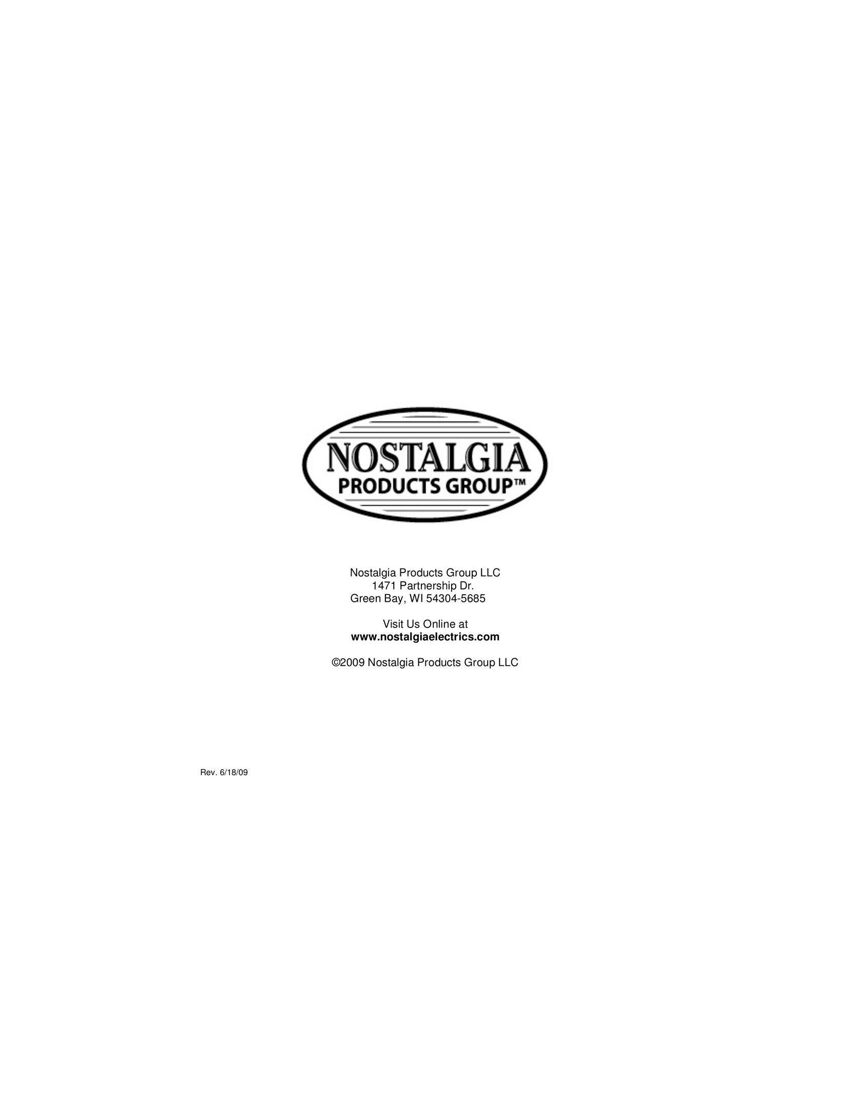 Nostalgia Electrics RHM-800 Fondue Maker User Manual
