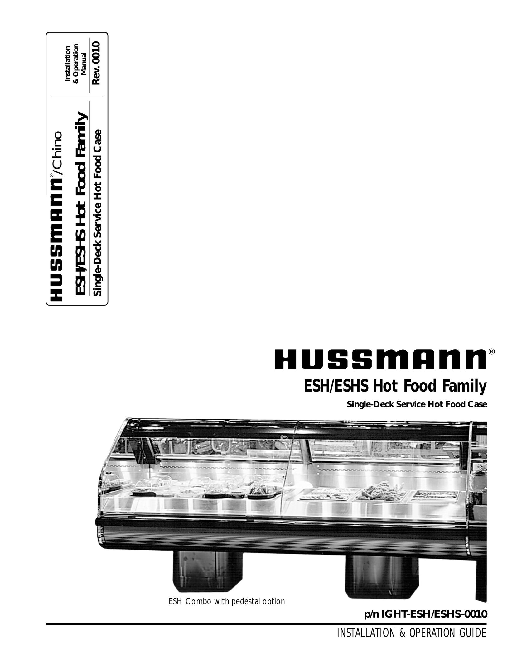 hussman IGHT-ESH/ESHS-0010 Food Processor User Manual