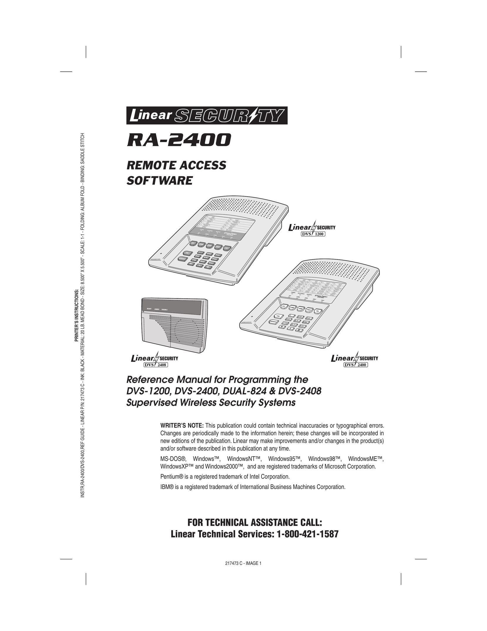 Linear DVS-1200 Food Processor User Manual