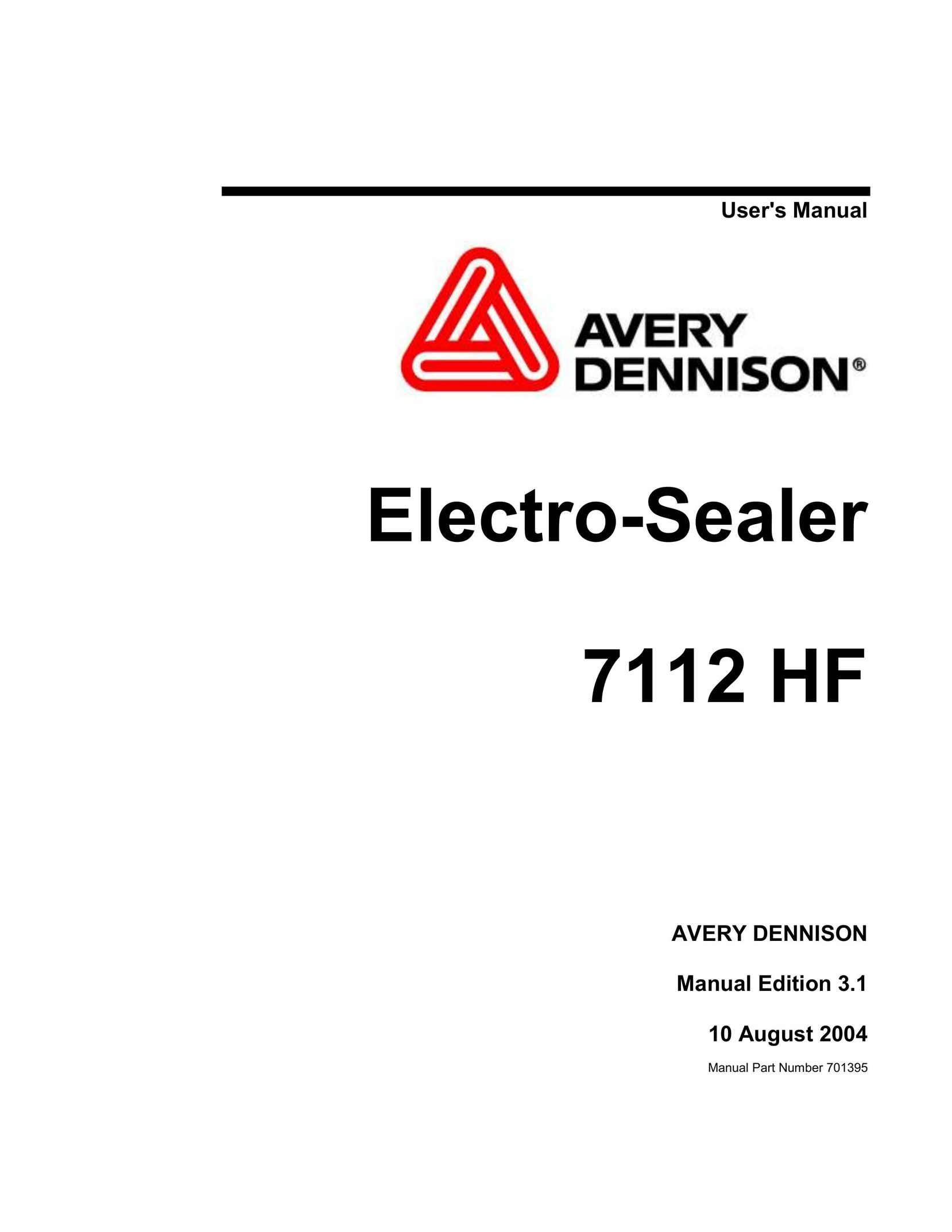Avery 7112 HF Food Saver User Manual