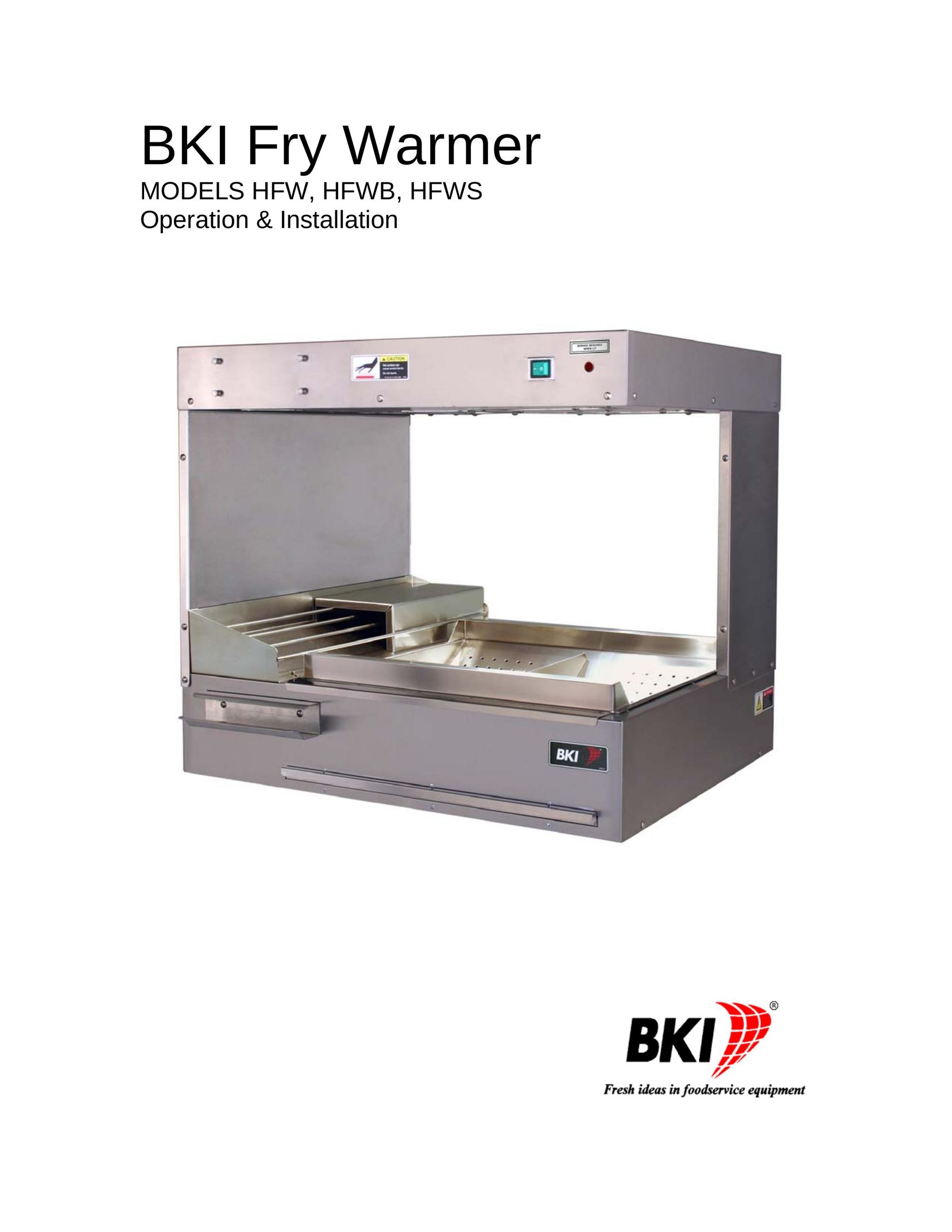 Bakers Pride Oven HFW Food Warmer User Manual