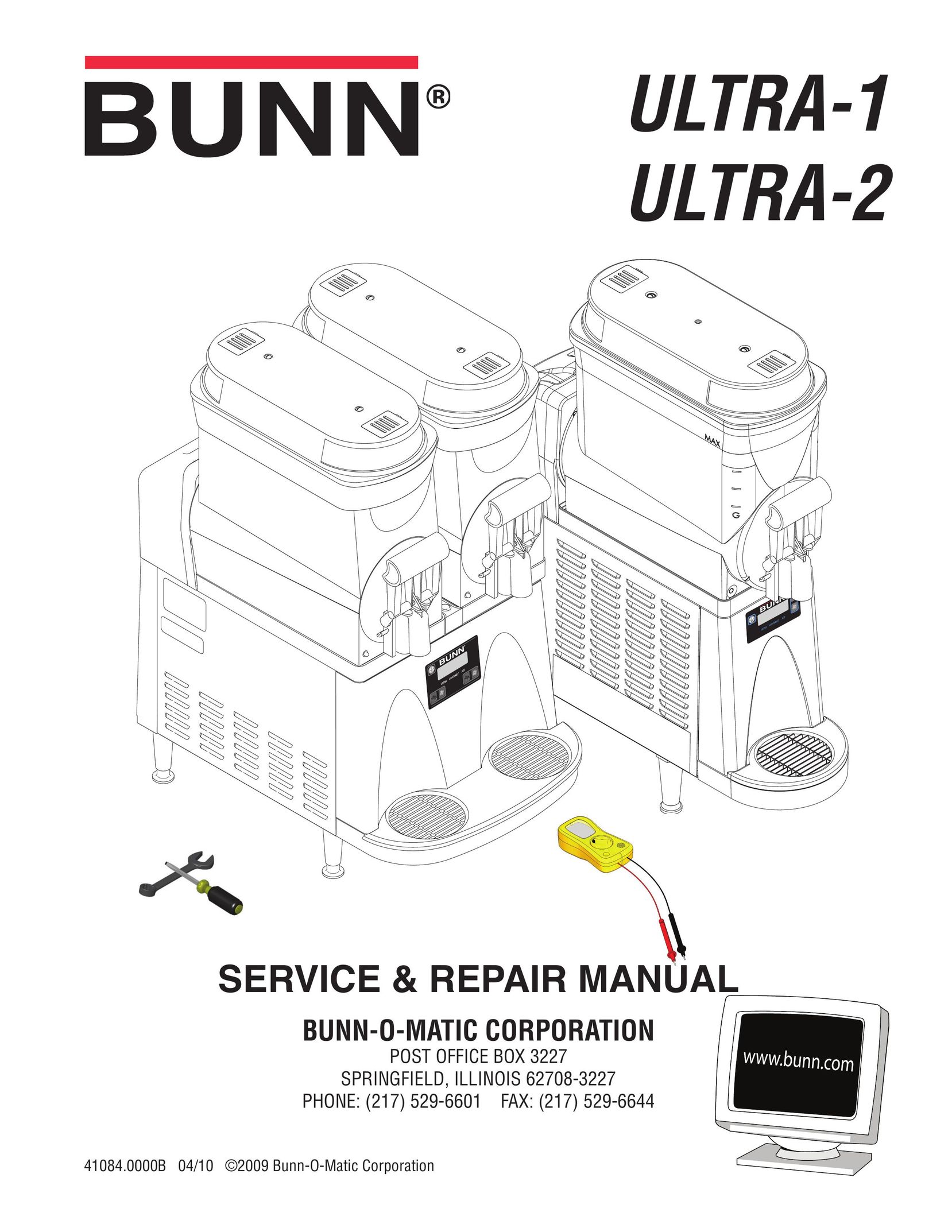 Bunn ULTRA-1 Food Warmer User Manual