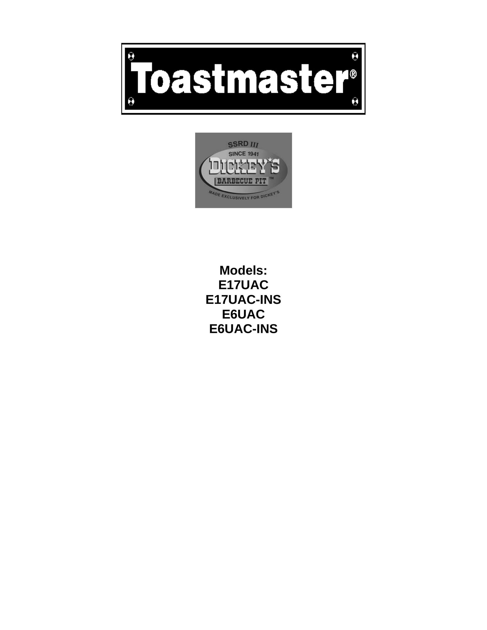 Toastmaster E6UAC-INS Food Warmer User Manual
