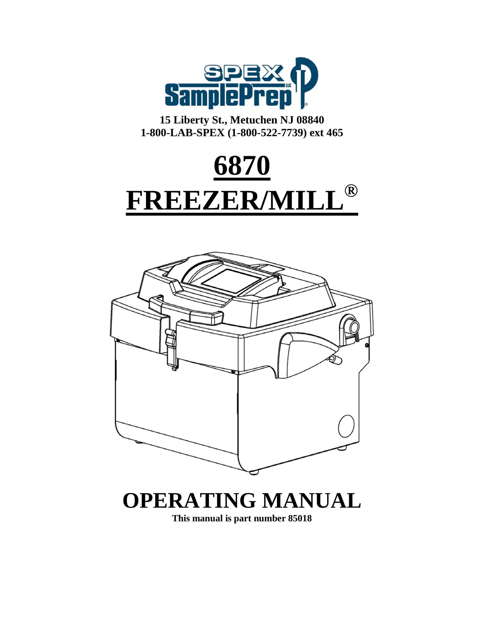 Allied Telesis 6870 Freezer User Manual