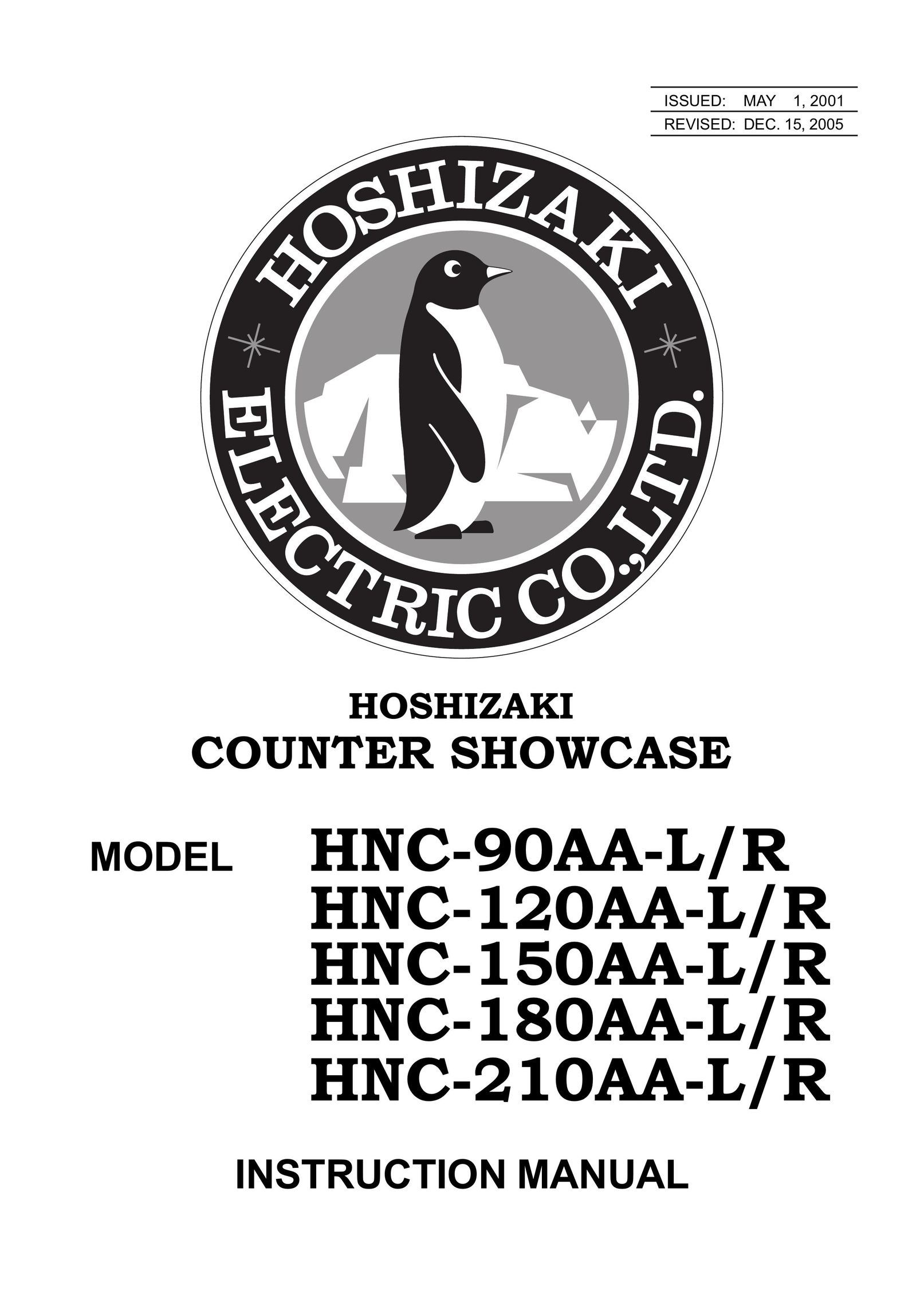 Hoshizaki HNC-120AA-L/R Freezer User Manual