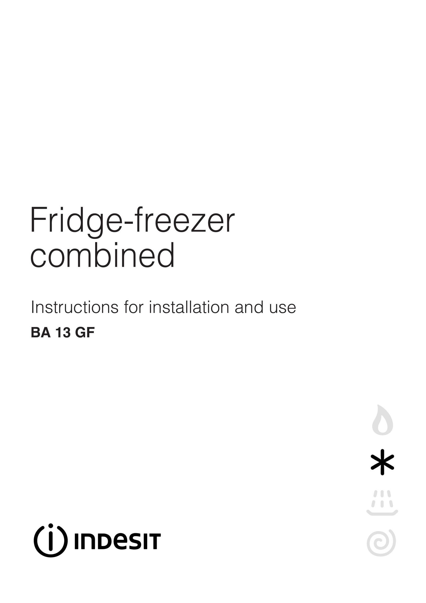 Indesit BA 13 GF Freezer User Manual
