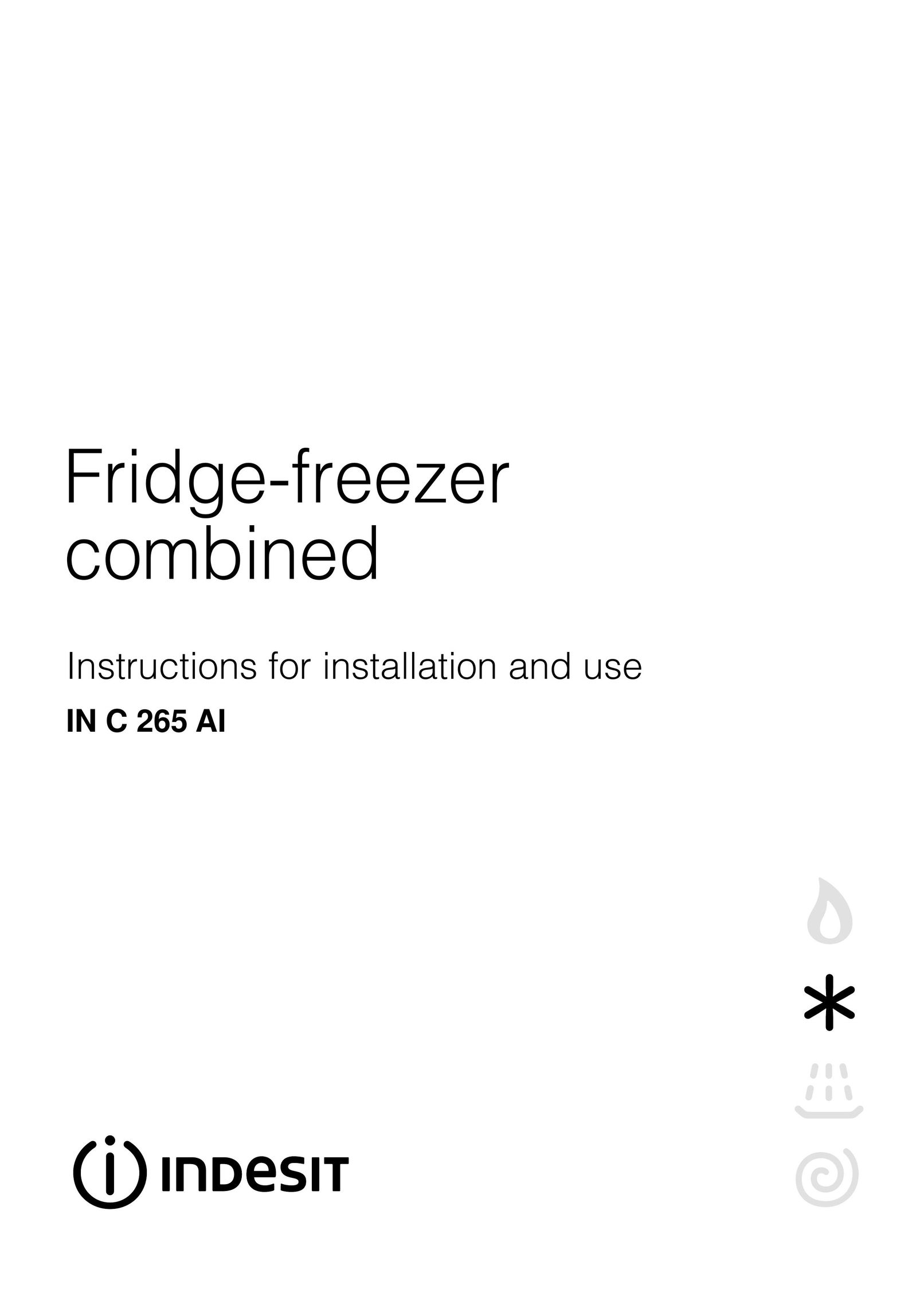 Indesit IN C 265 AI Freezer User Manual