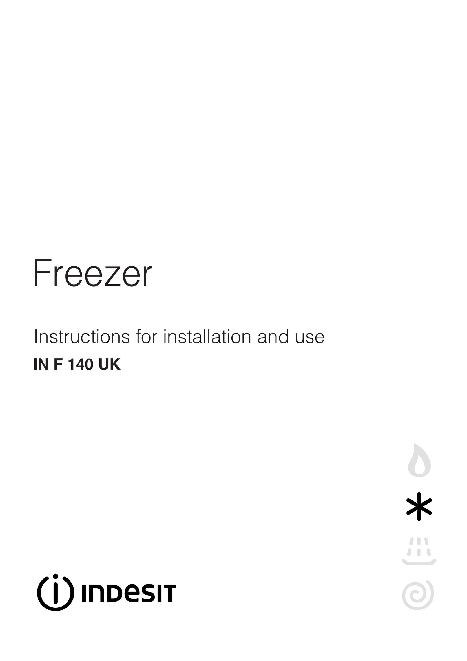 Indesit IN F 140 UK Freezer User Manual
