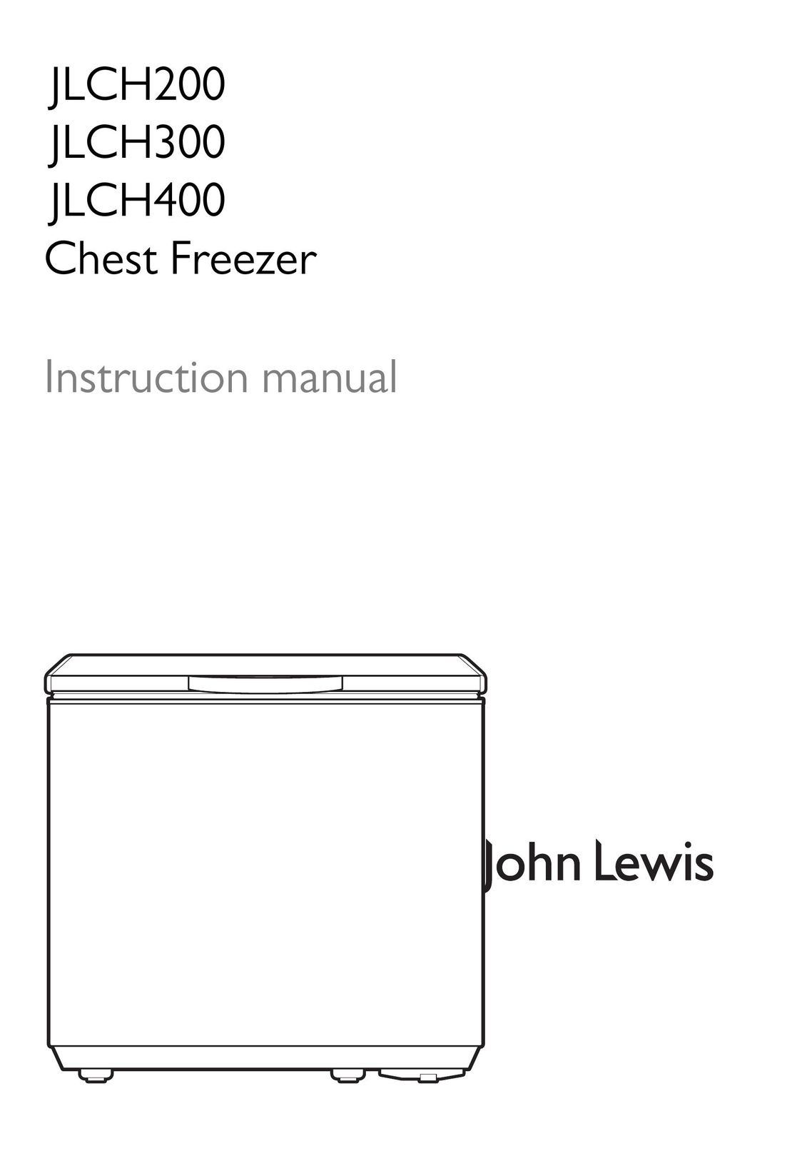 John Lewis JLCH200 Freezer User Manual