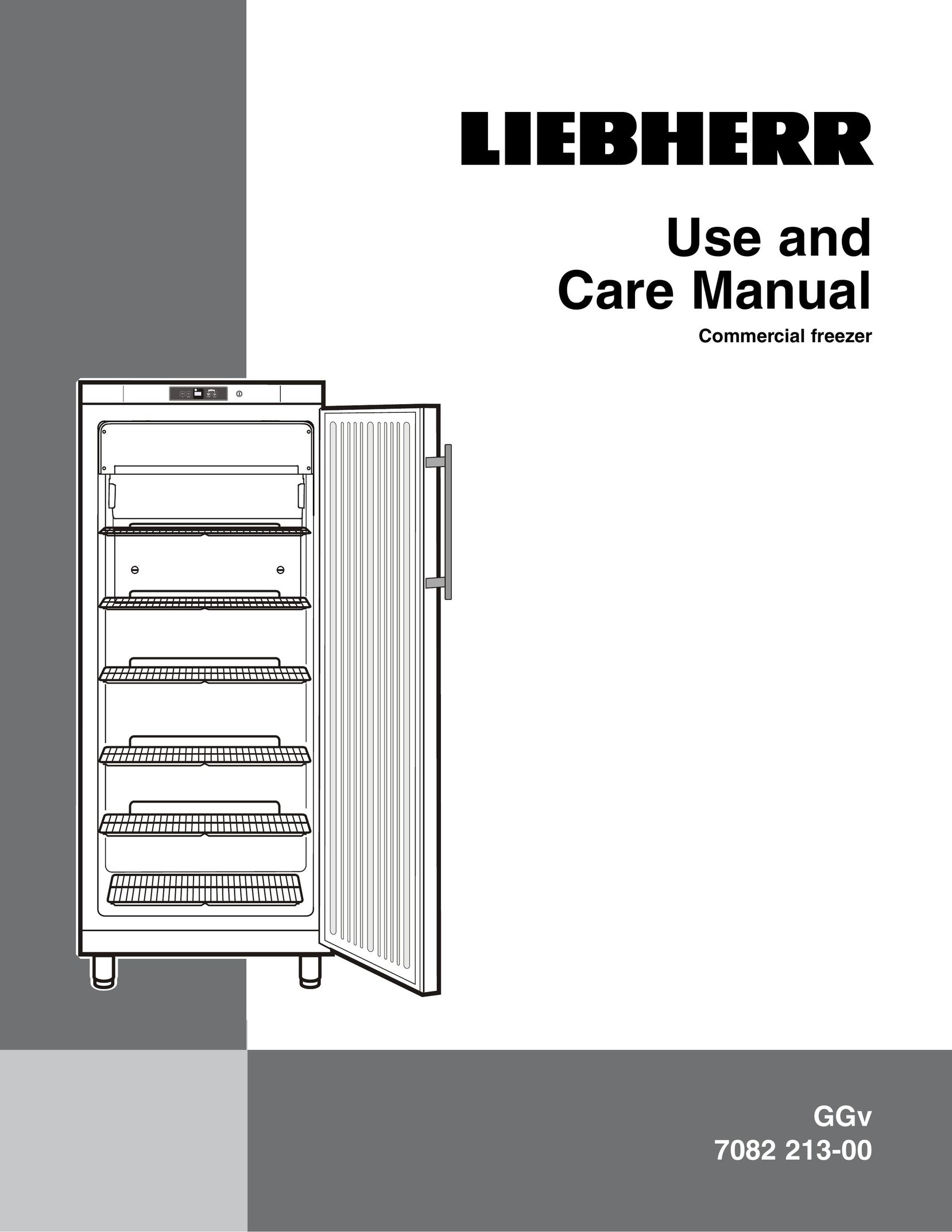 Liebherr 7082 213-00 Freezer User Manual