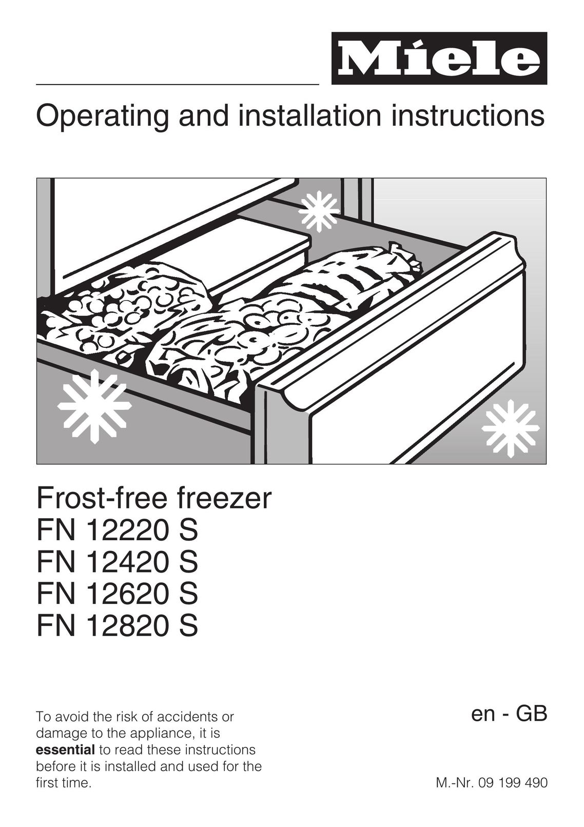 Miele FN 12420 S Freezer User Manual