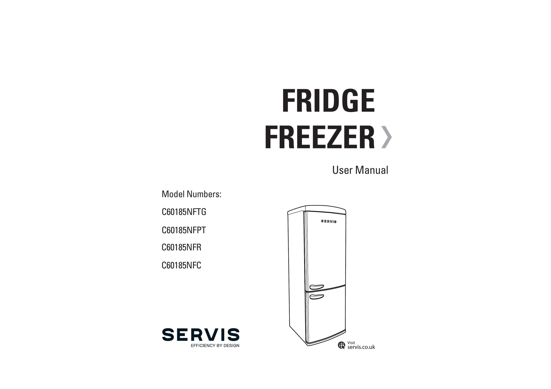 Servis C60185NFTG Freezer User Manual