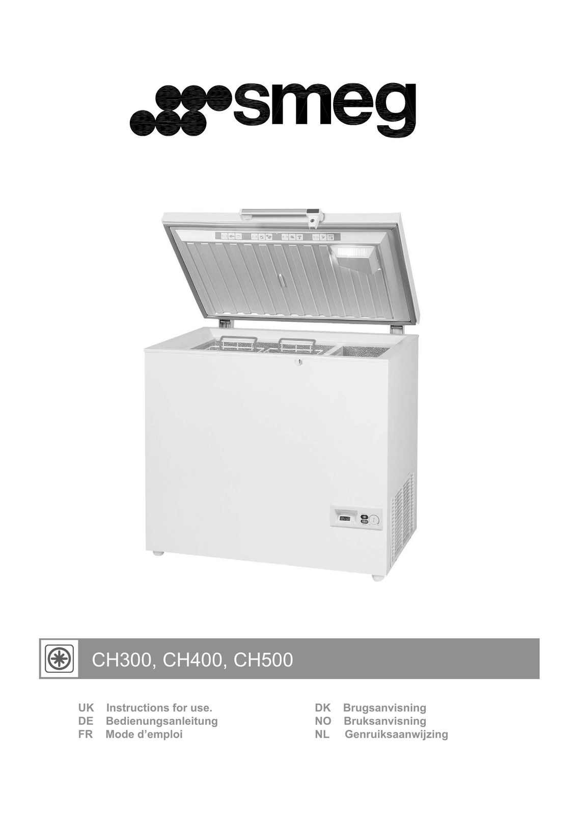 Smeg CH500 Freezer User Manual