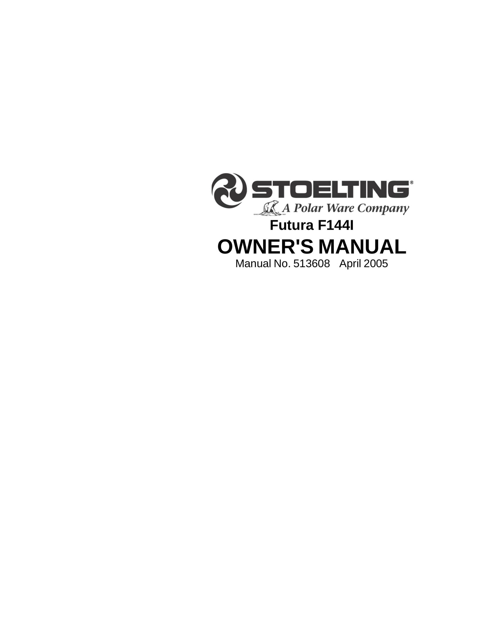 Stoelting F144I Freezer User Manual