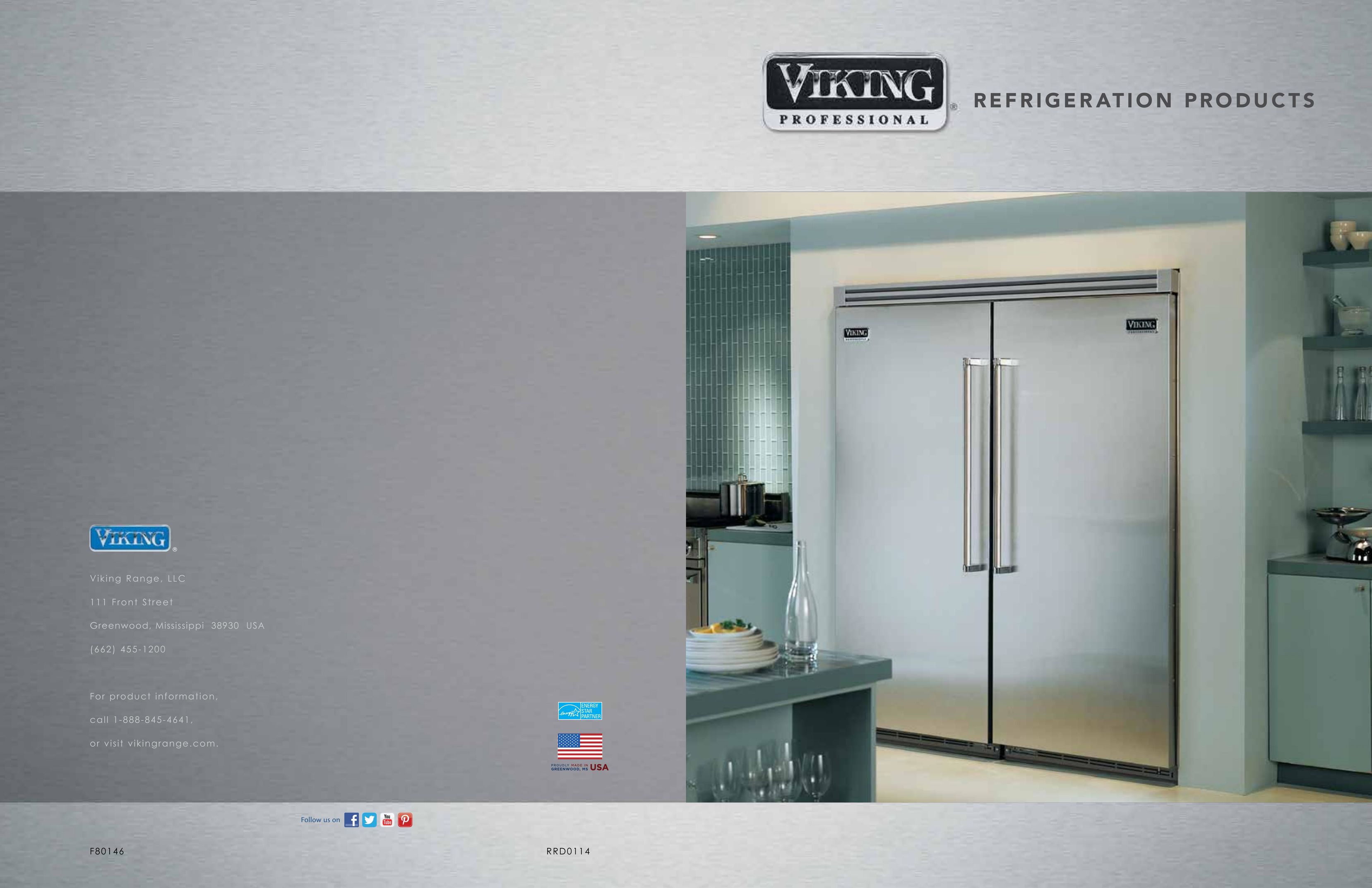 Viking RRD0114 Freezer User Manual
