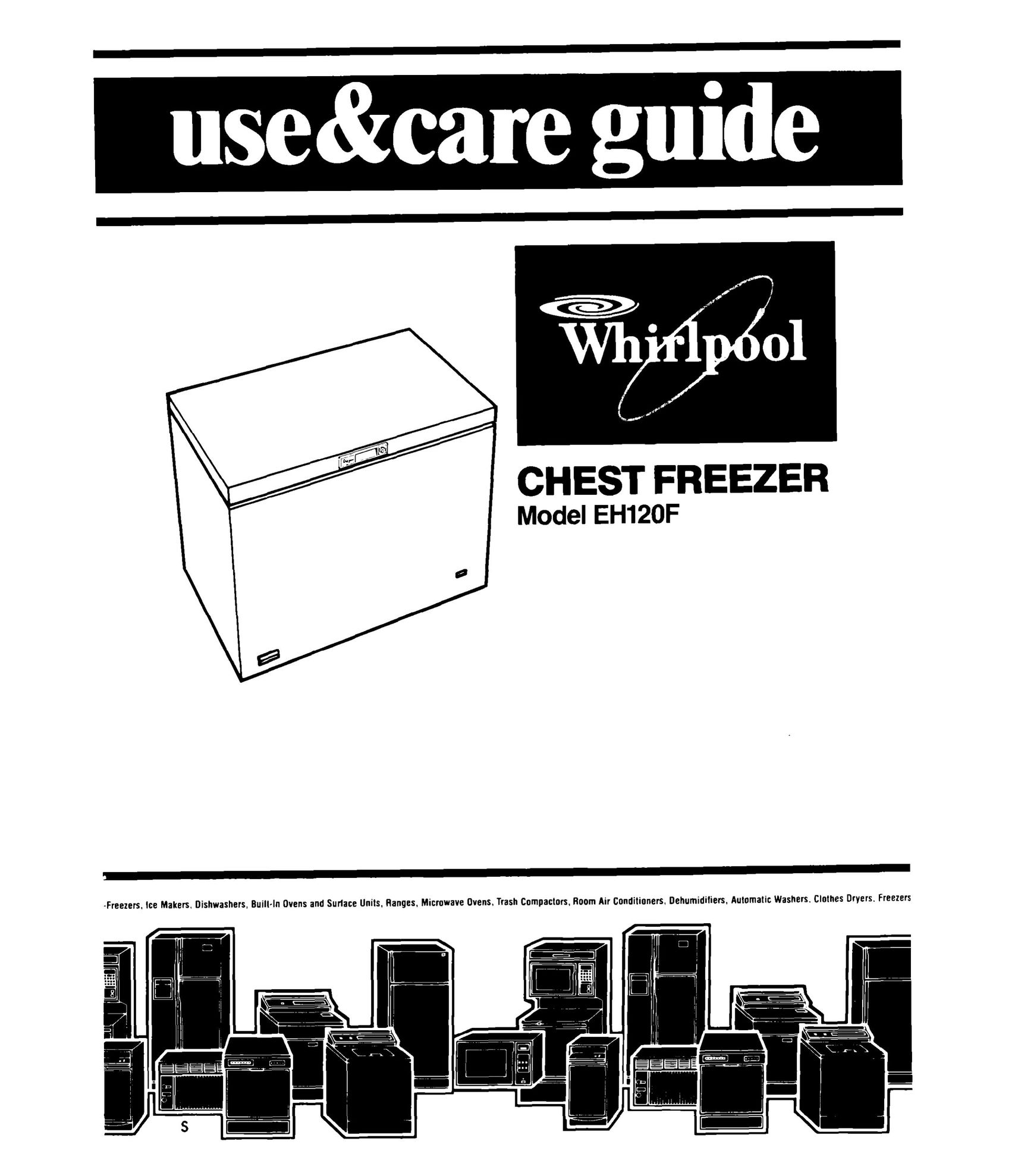 Whirlpool EH120F Freezer User Manual