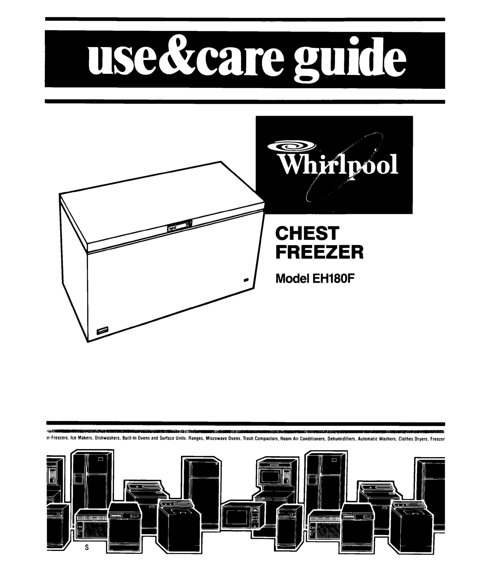 Whirlpool EH180F Freezer User Manual