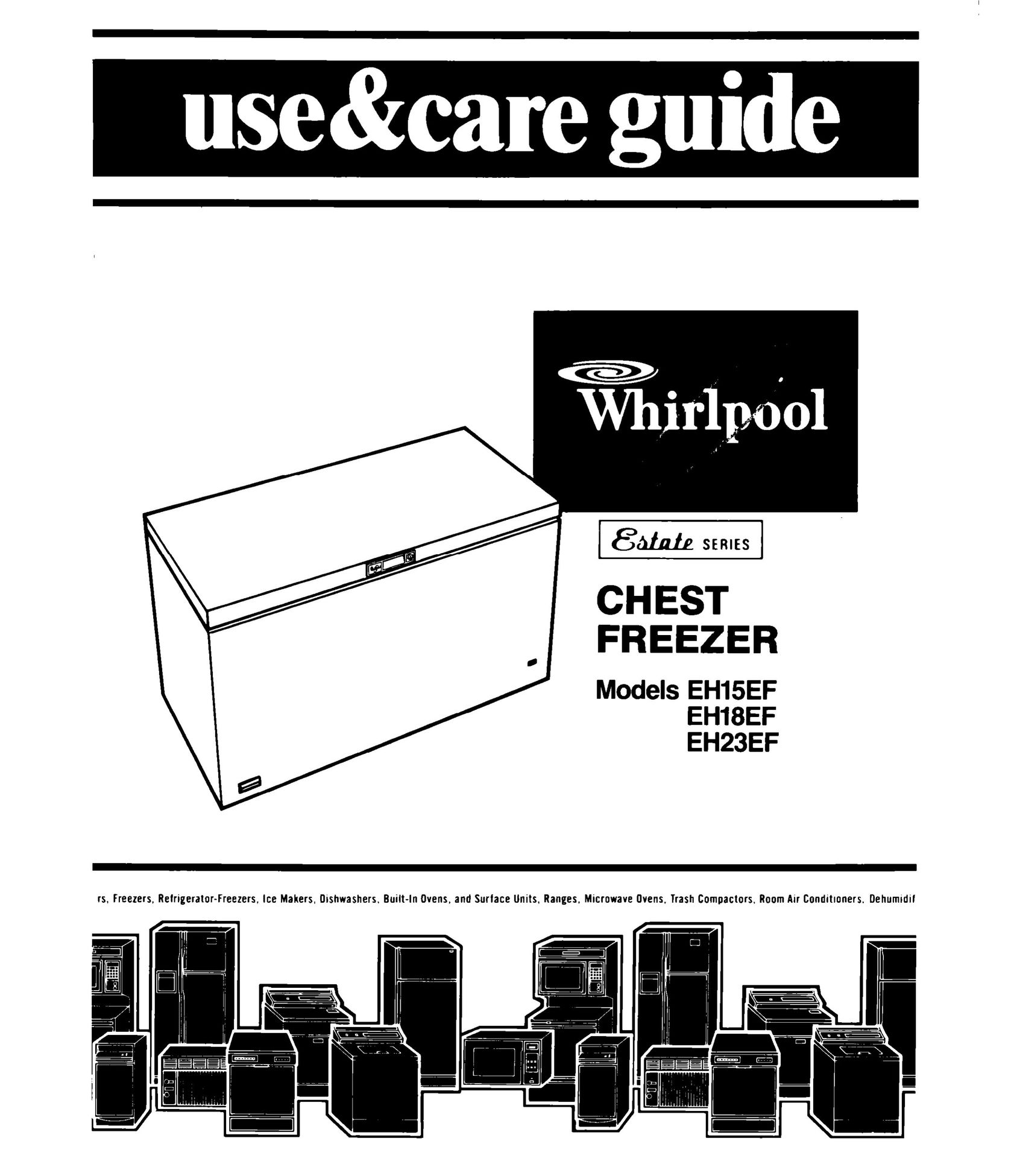 Whirlpool EH18EF Freezer User Manual