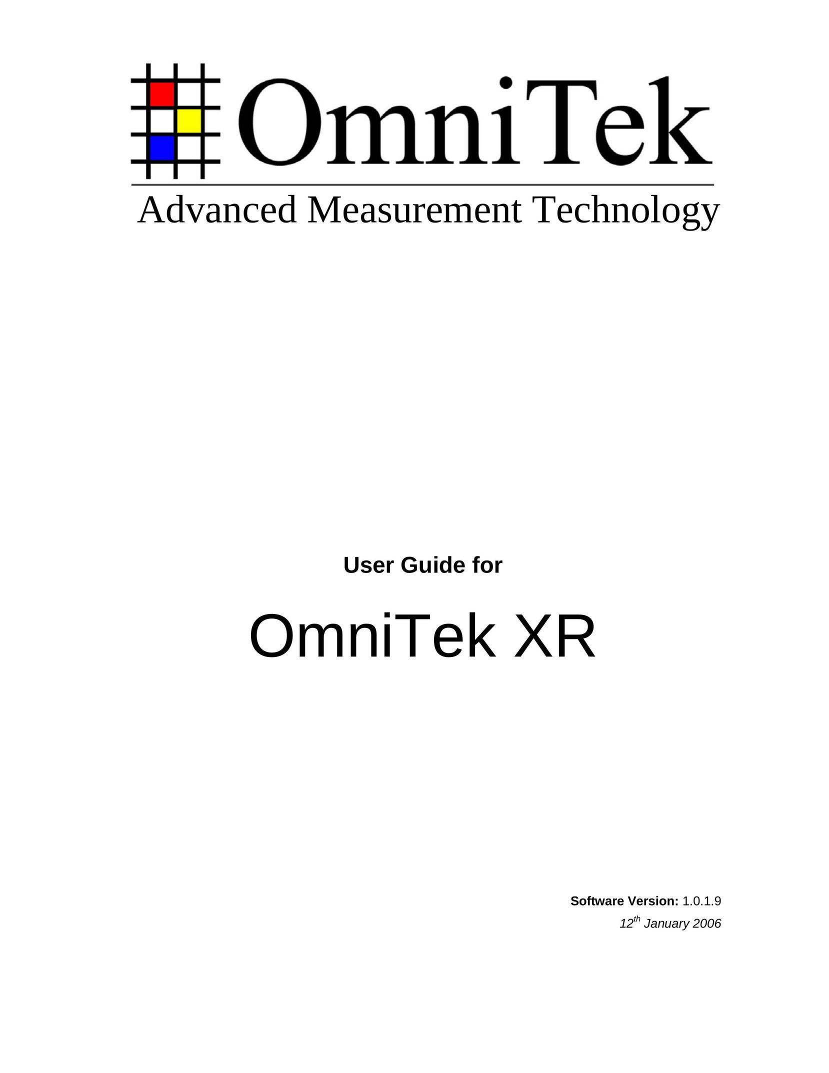 OmniTek OmniTek XR Frozen Dessert Maker User Manual