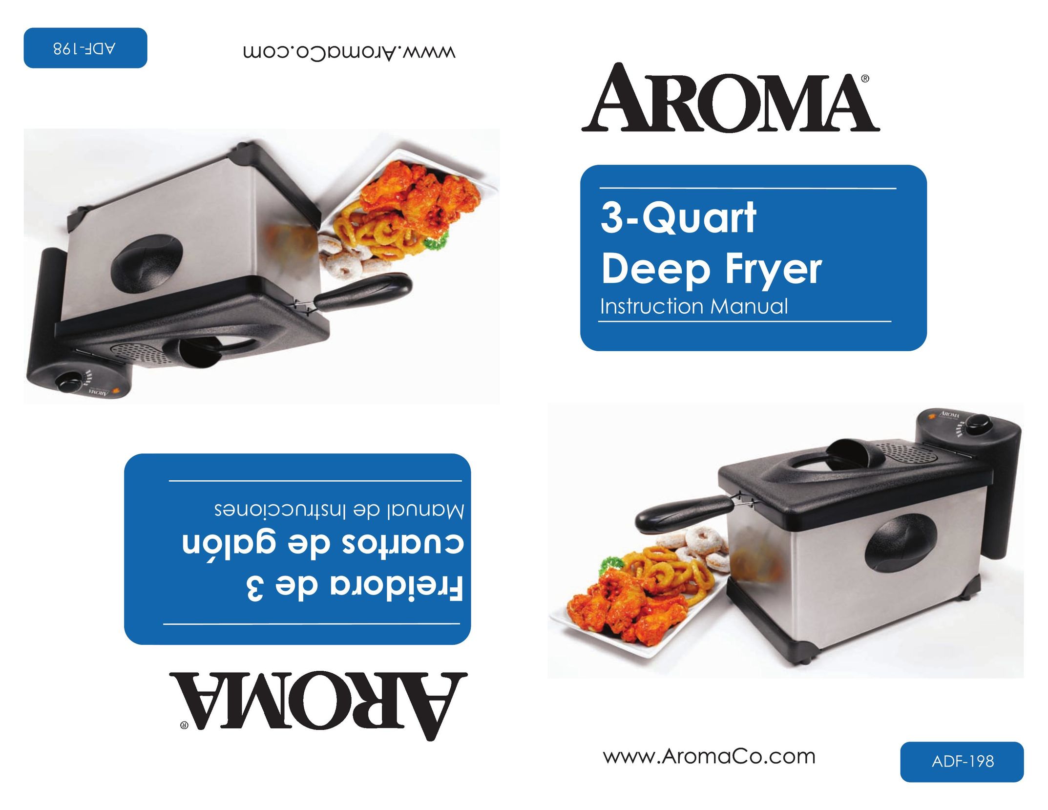 Aroma ADF-198 Fryer User Manual