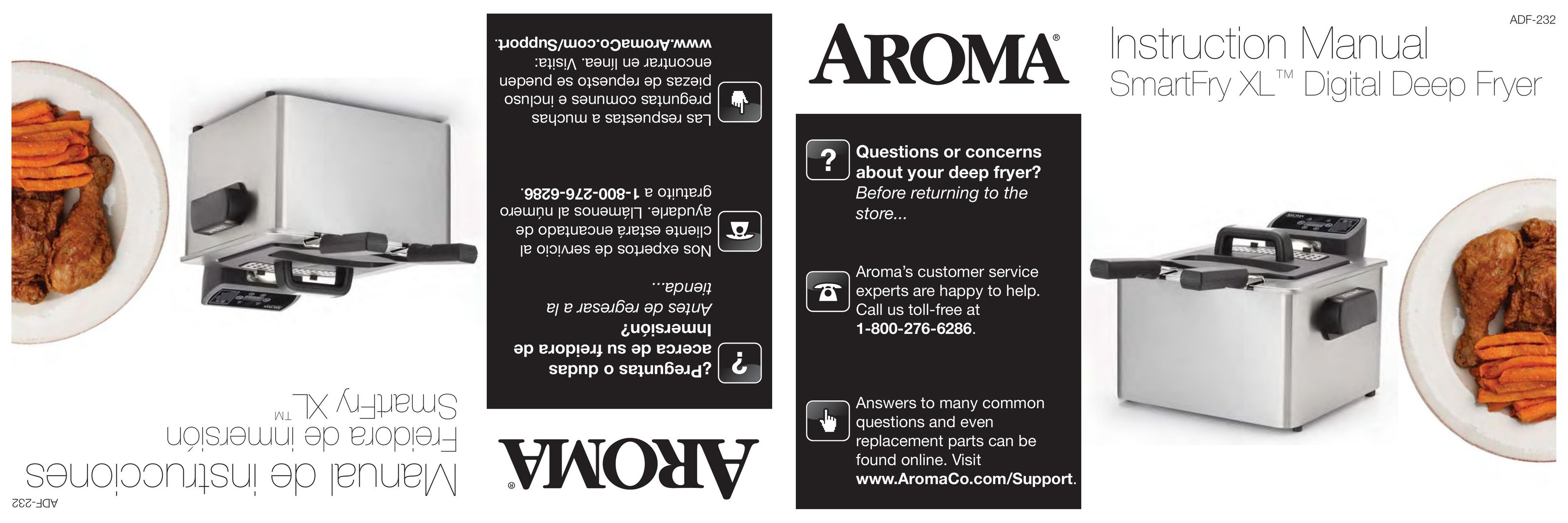 Aroma ADF-232 Fryer User Manual