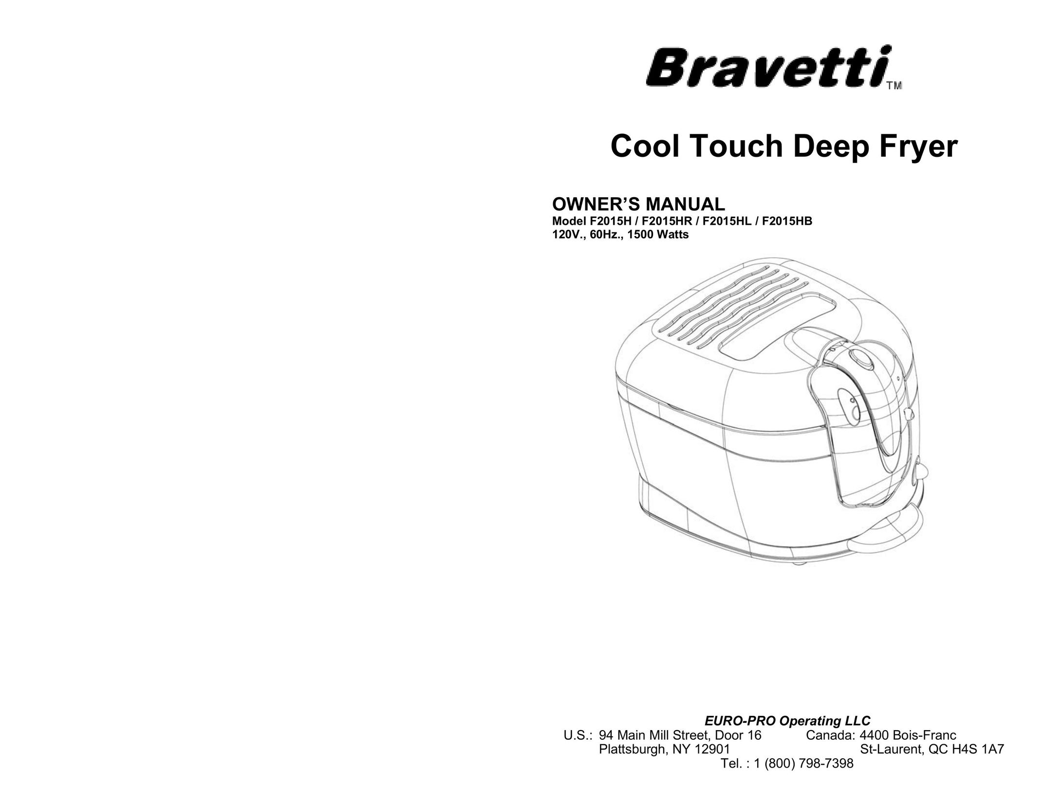 Bravetti F2015H Fryer User Manual